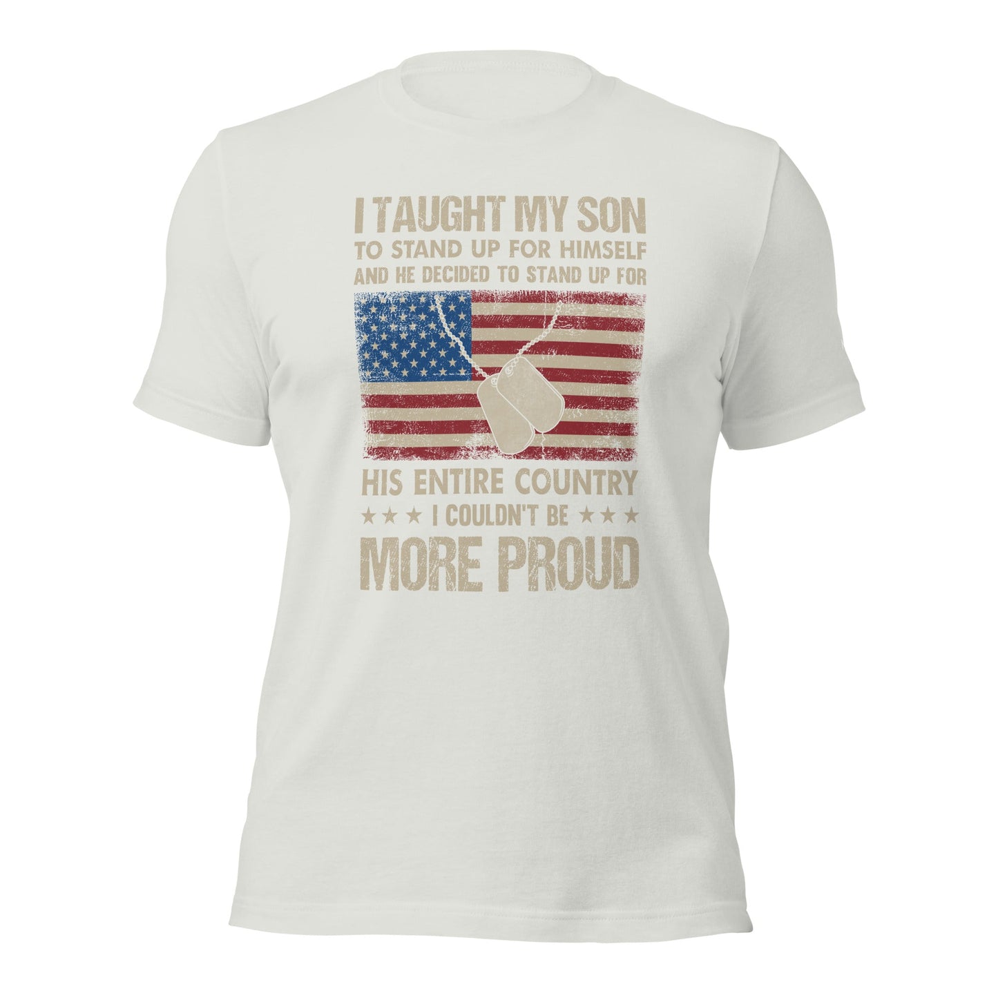 I Taught my son to Stand up for himself - Unisex t-shirt by DarkByteGear