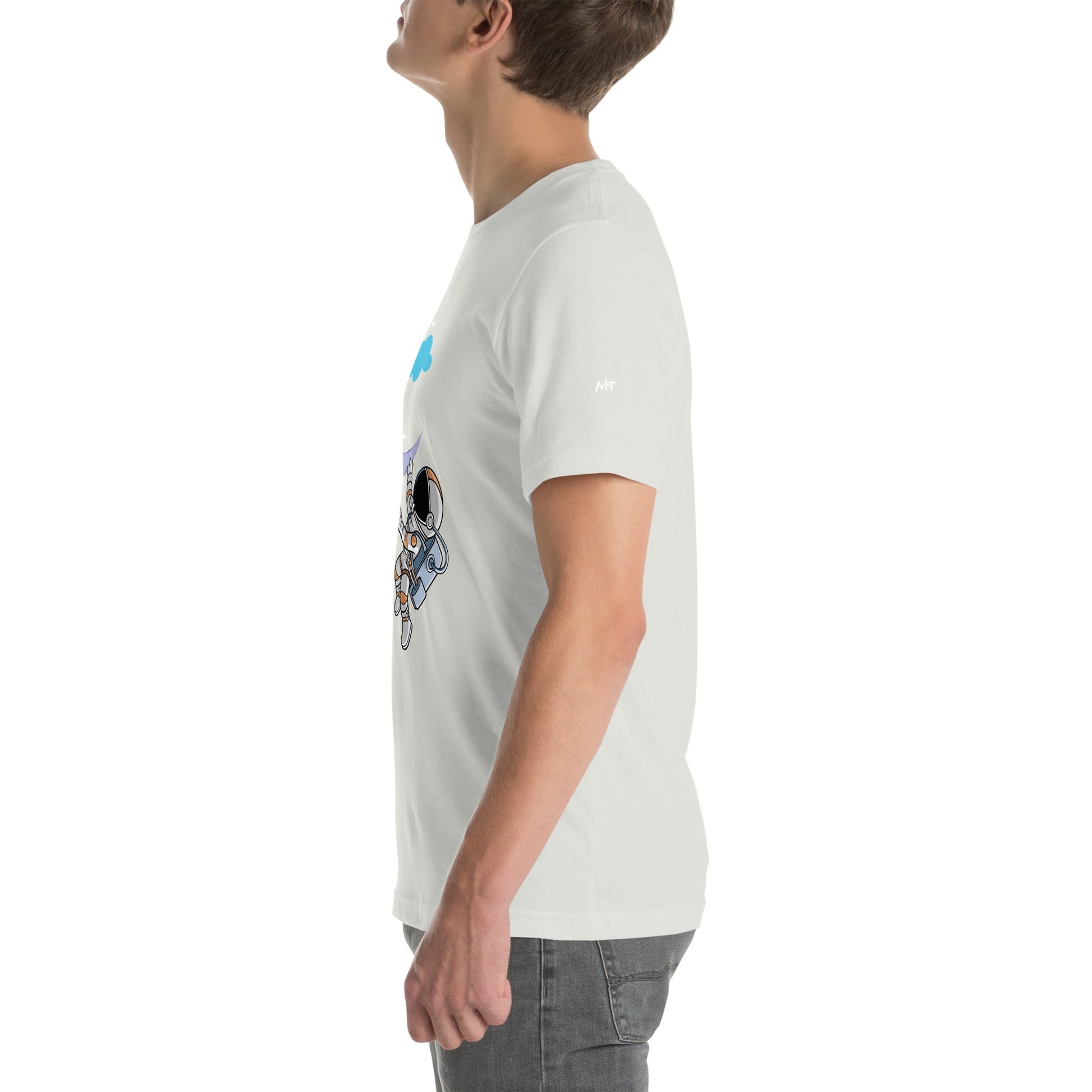 Full Moon Astronaut - Unisex t-shirt by DarkByteGear