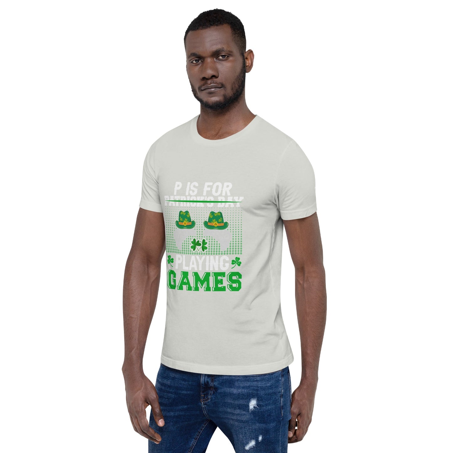 P is for "Playing Games" - Unisex t-shirt by DarkByteGear