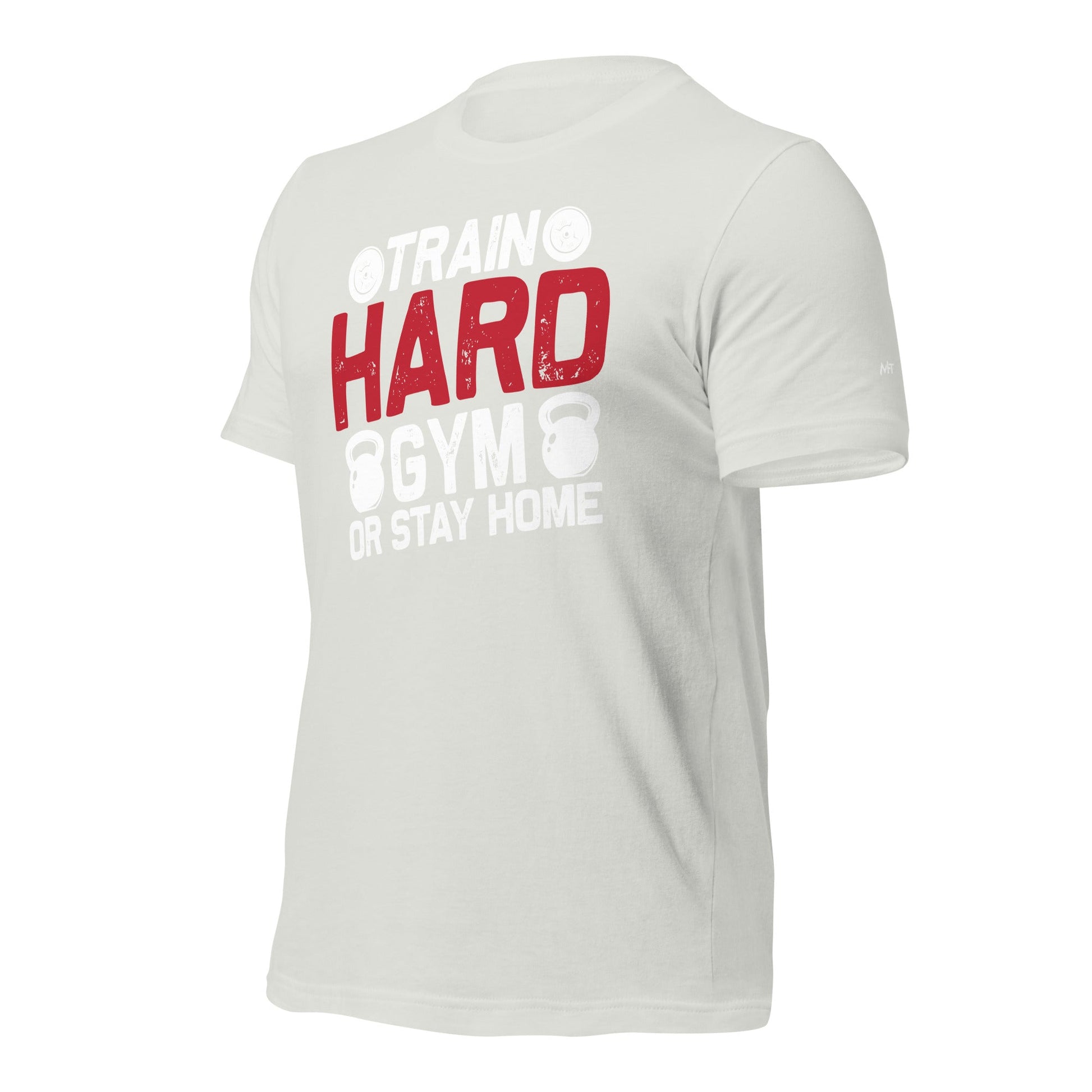 Train Hard - Unisex t-shirt (back print) by DarkByteGear