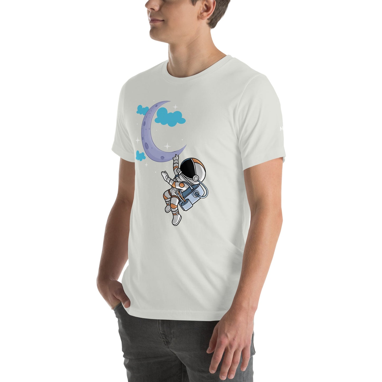 Full Moon Astronaut - Unisex t-shirt by DarkByteGear