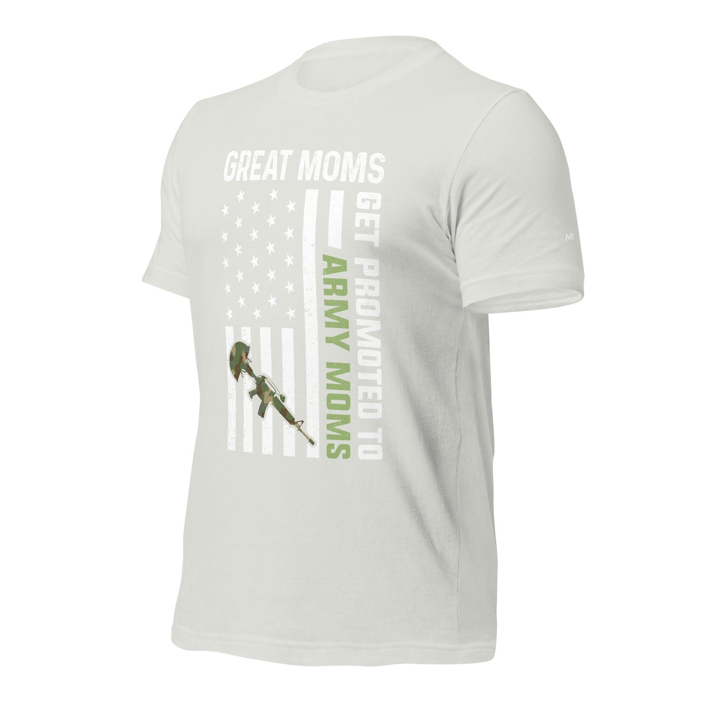 Army Moms, Great Moms promoted - Unisex t-shirt by DarkByteGear