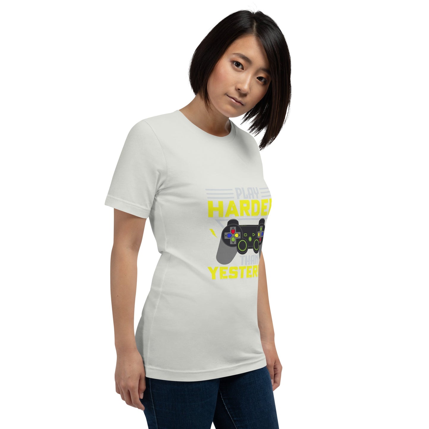 Play harder than Yesterday - Unisex t-shirt by DarkByteGear