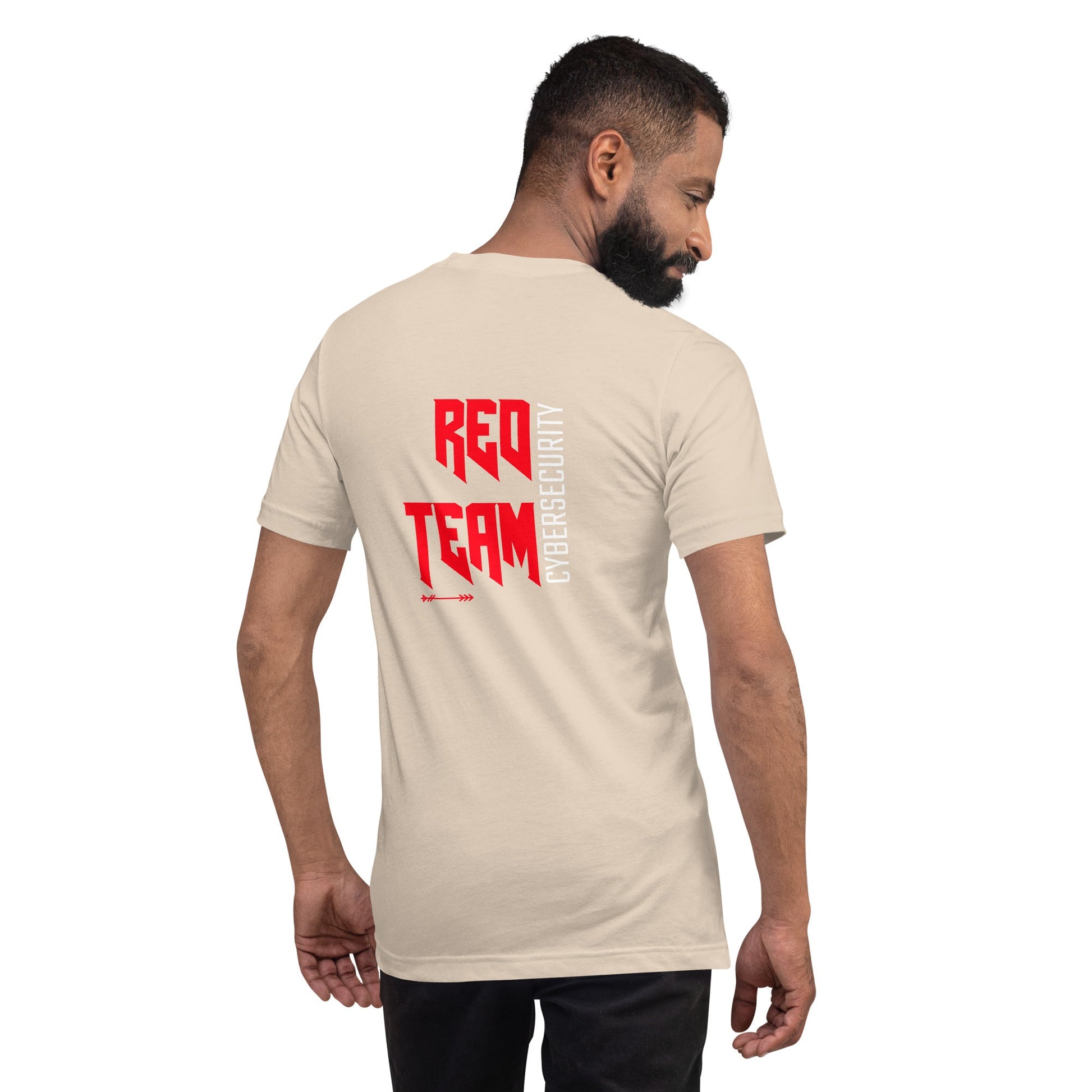 Cyber Security Red Team V9 - Unisex t-shirt ( Back Print ) by DarkByteGear