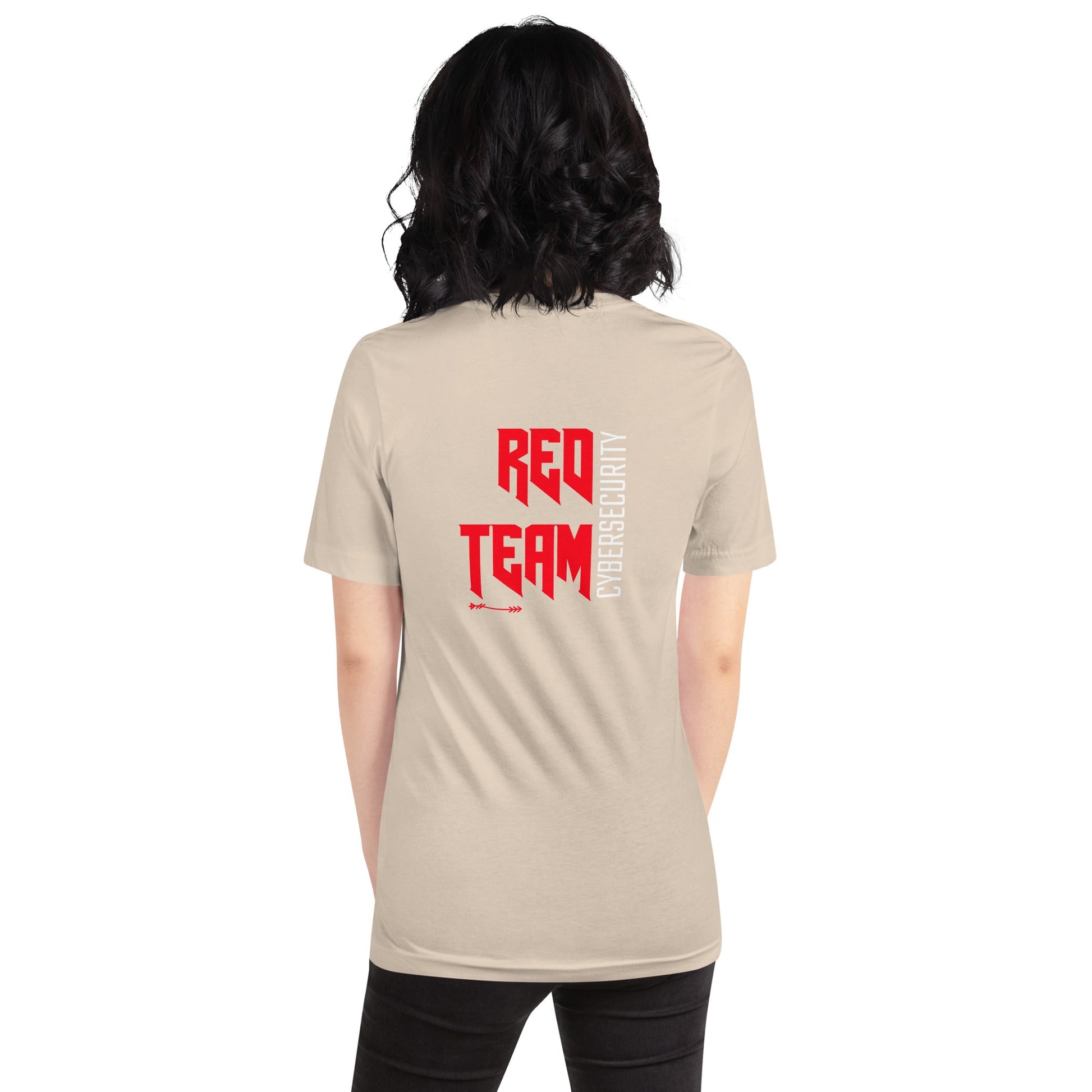 Cyber Security Red Team V9 - Unisex t-shirt ( Back Print ) by DarkByteGear