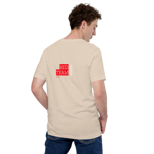 Cyber Security Red Team V13 - Unisex t-shirt ( Back Print ) by DarkByteGear