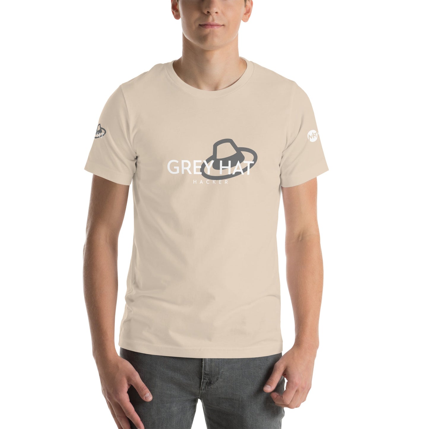 Grey Hat Hacker - Short-Sleeve Unisex T-Shirt by DarkByteGear