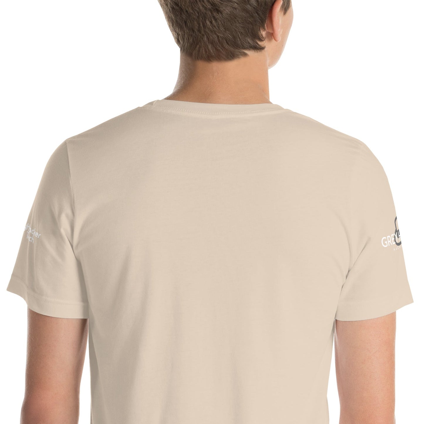Grey Hat Hacker - Short-Sleeve Unisex T-Shirt by DarkByteGear