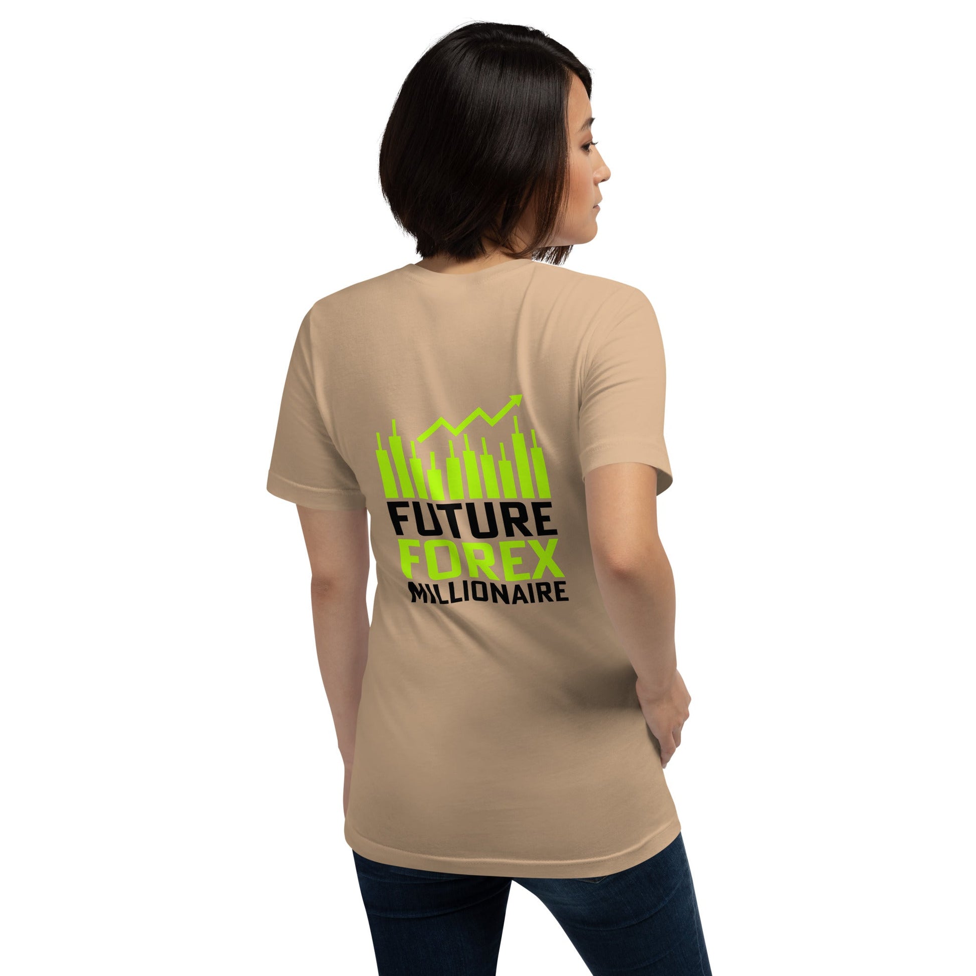 Future Forex Millionaire in Dark Text - Unisex t-shirt by DarkByteGear