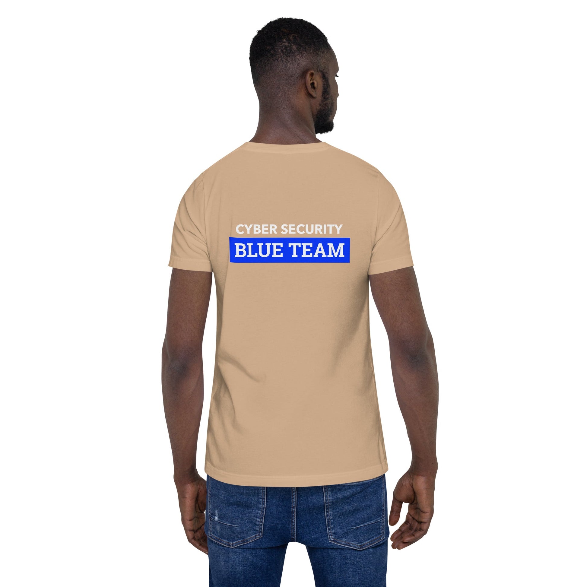 Cyber Security Blue Team V6 - Unisex t-shirt ( Back Print ) by DarkByteGear