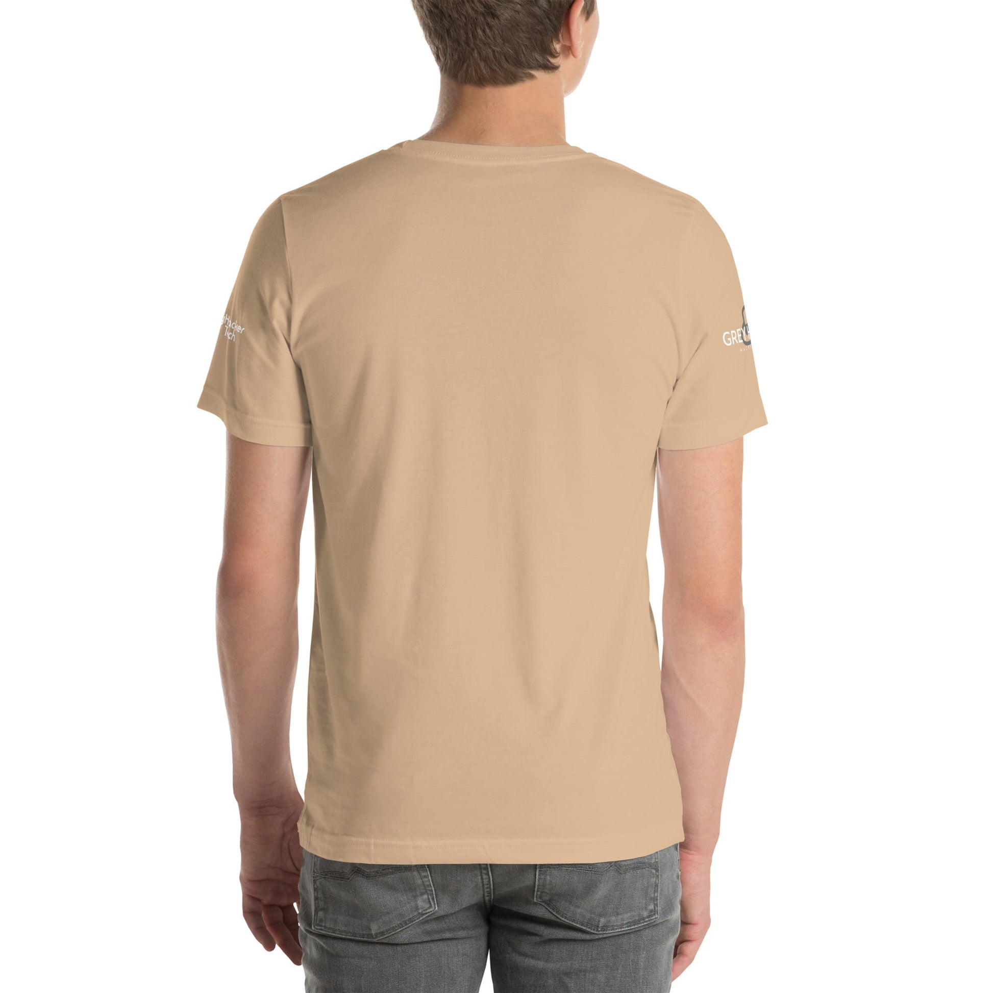 Grey Hat Hacker - Short-Sleeve Unisex T-Shirt by DarkByteGear