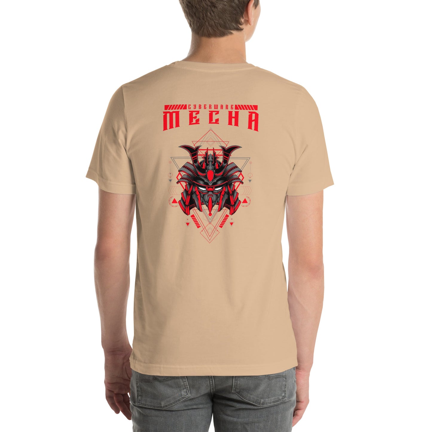CyberWare Mecha - Unisex t-shirt ( Back Print ) by DarkByteGear