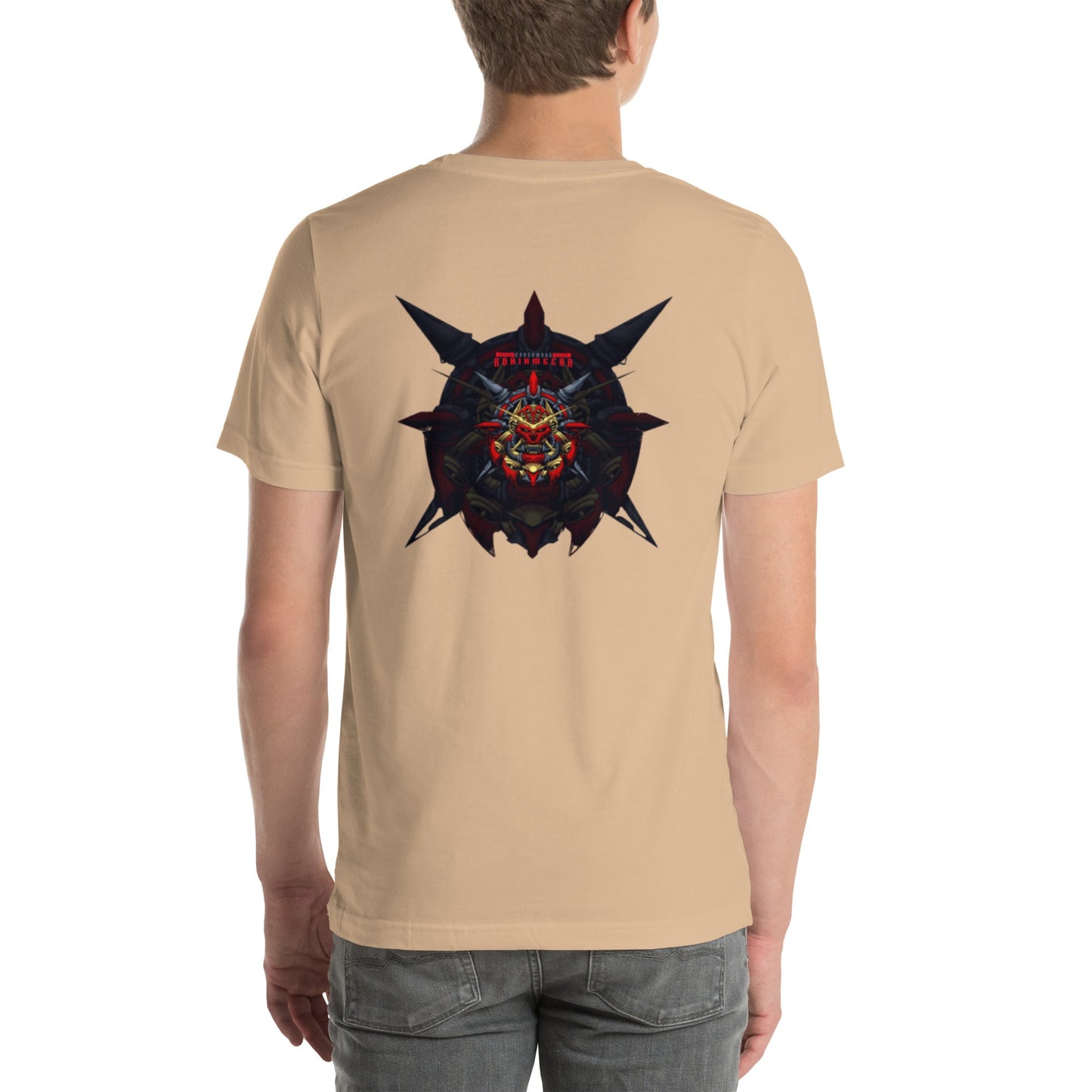 Cyberware Ronin Mecha - Unisex t-shirt ( Back Print ) by DarkByteGear