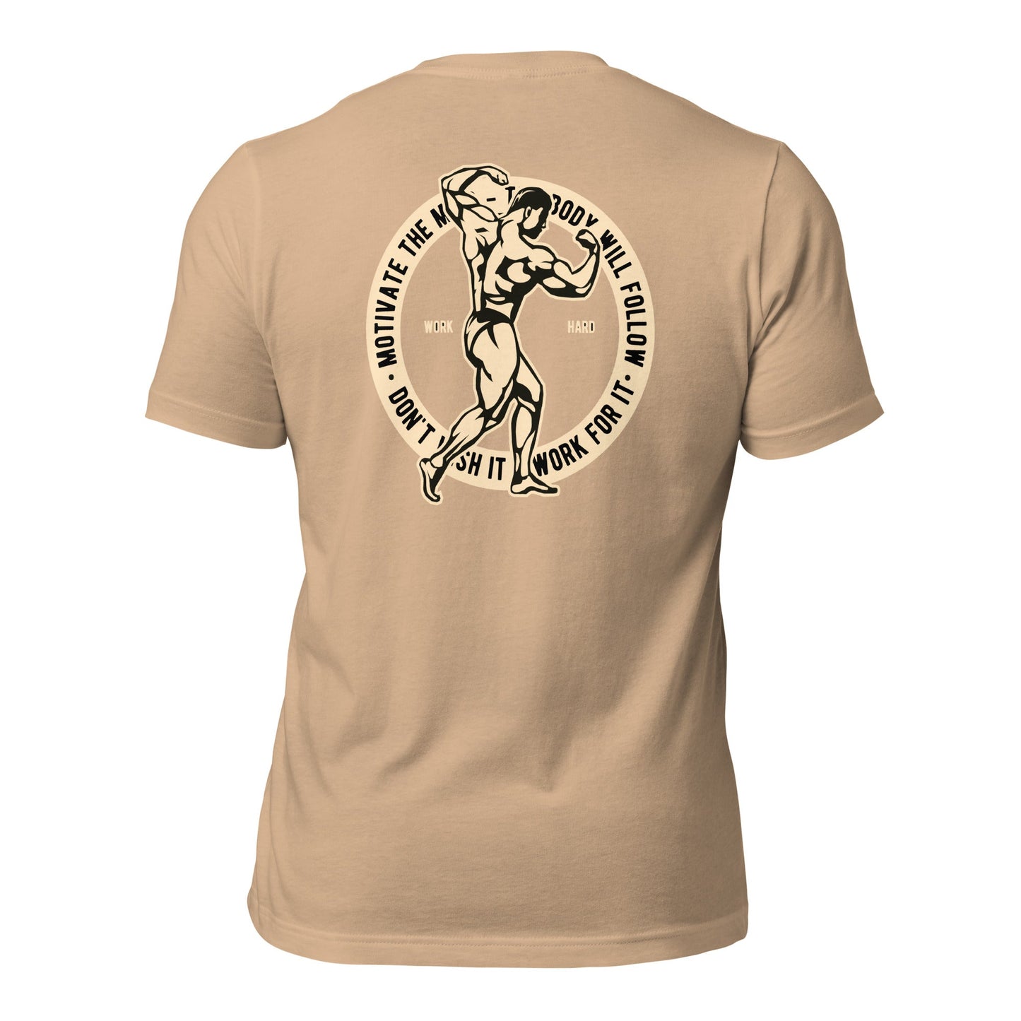 Motivate the Mind - Unisex t-shirt ( Back Print ) by DarkByteGear