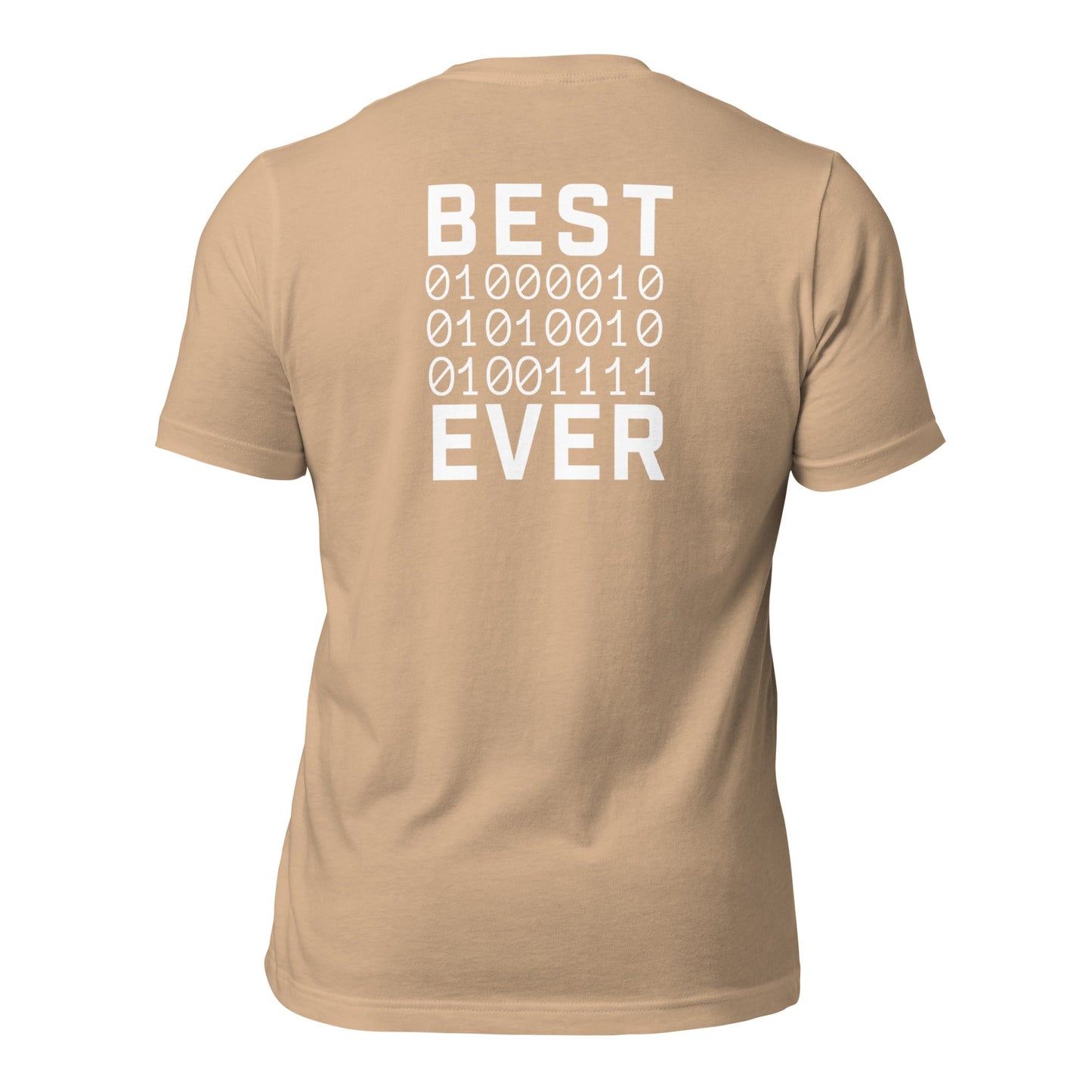 Best Bro Ever - Unisex t-shirt (bacck print) by DarkByteGear