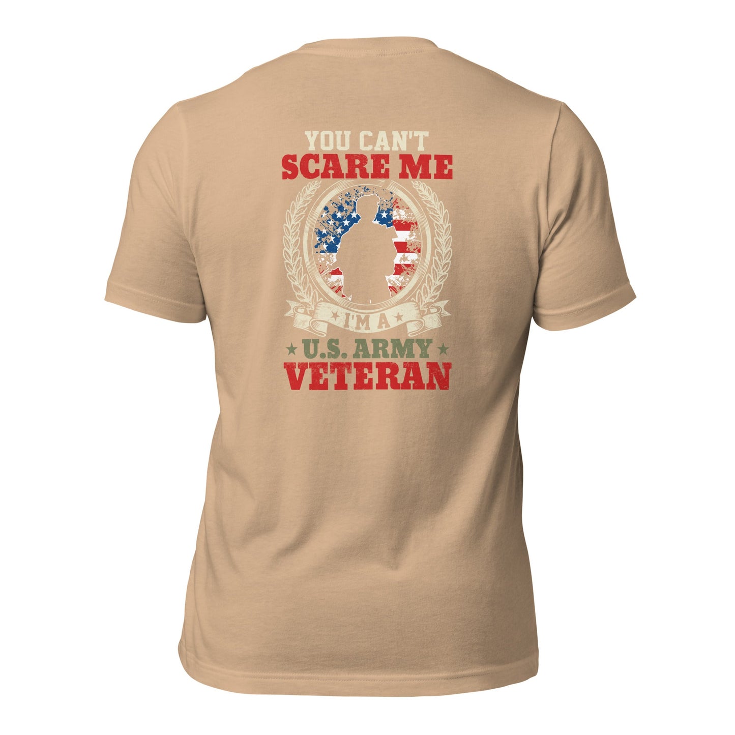 You can't scare me - Unisex t-shirt (back print) by DarkByteGear