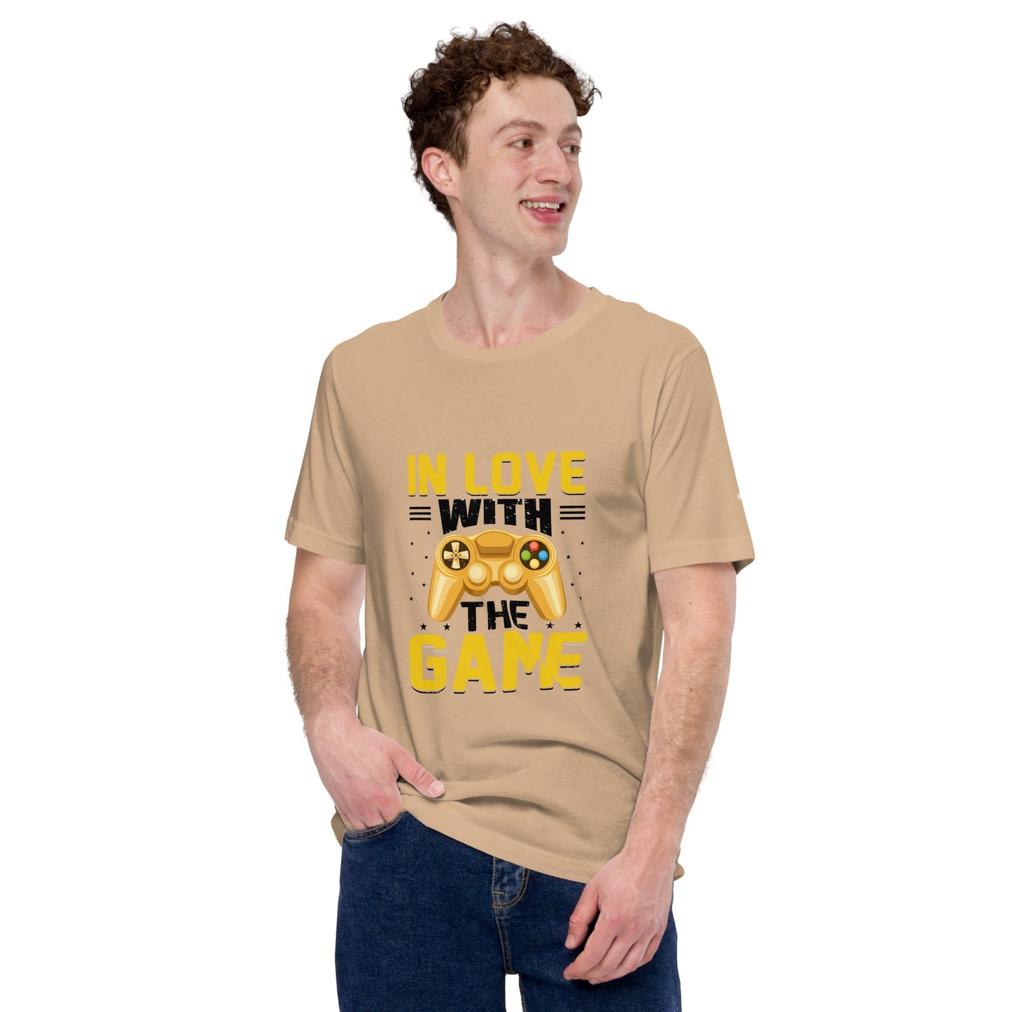 In Love With The Game in Dark Text - Unisex t-shirt by DarkByteGear