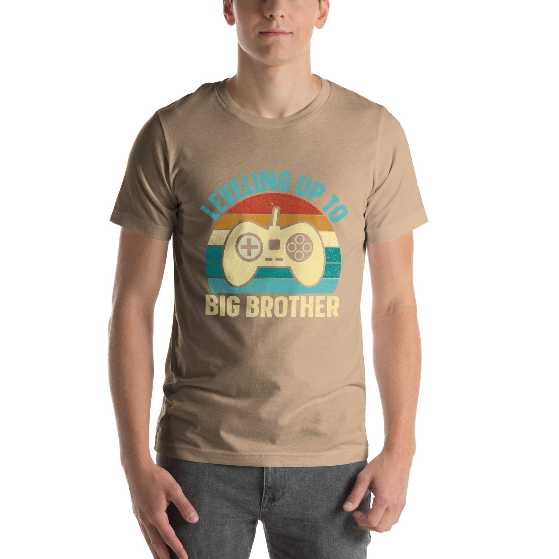 Levelling up to Big Brother V2 in Darker Shade - Unisex t-shirt by DarkByteGear