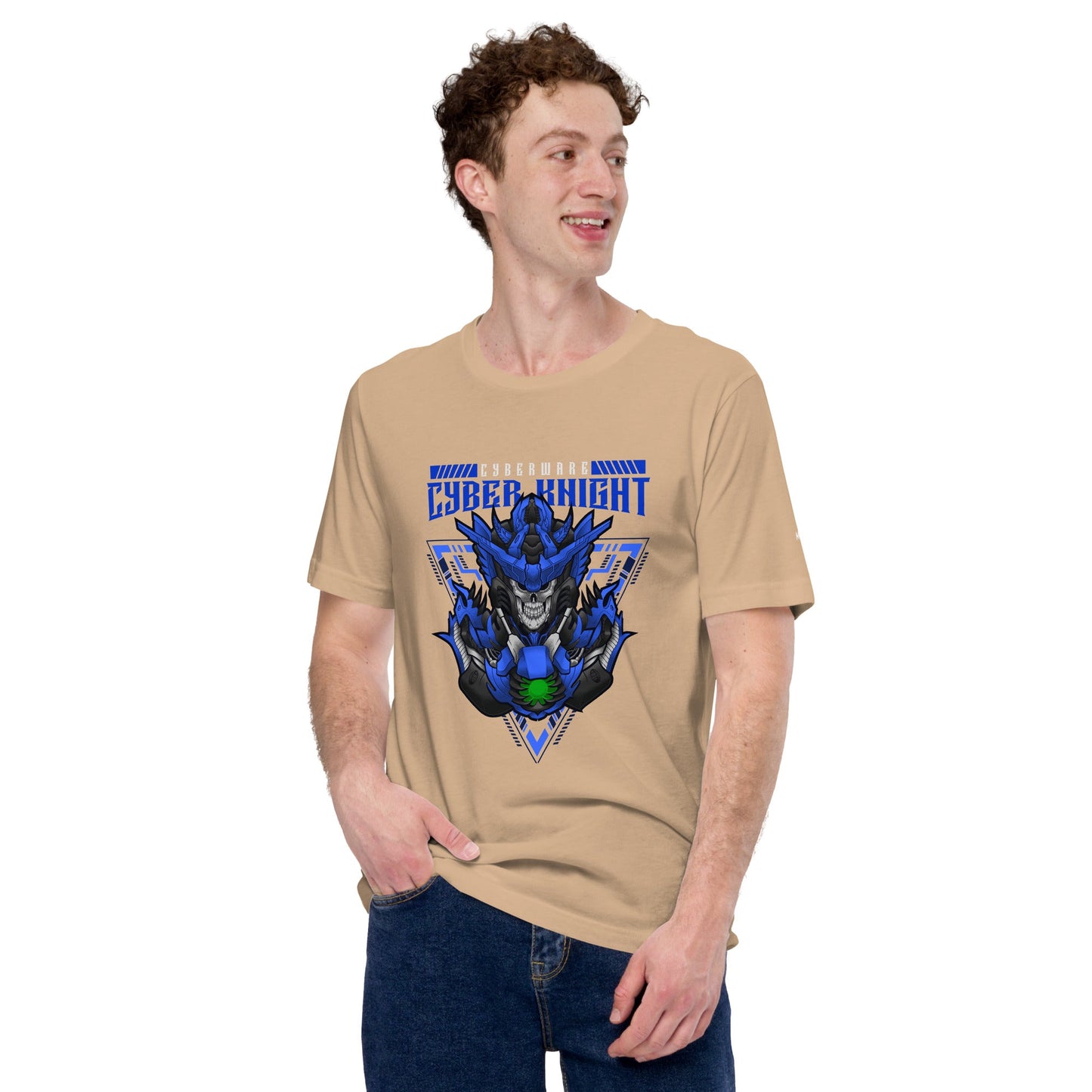 CyberWare Cyber knight - Unisex t-shirt by DarkByteGear