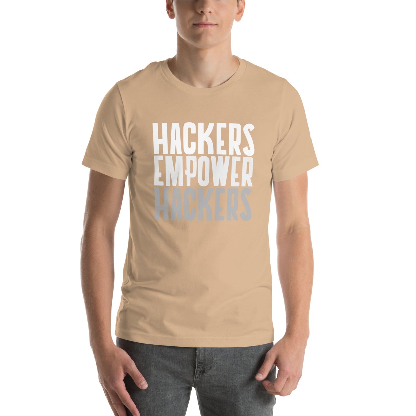 Hackers Empower Hackers - Unisex t-shirt by DarkByteGear