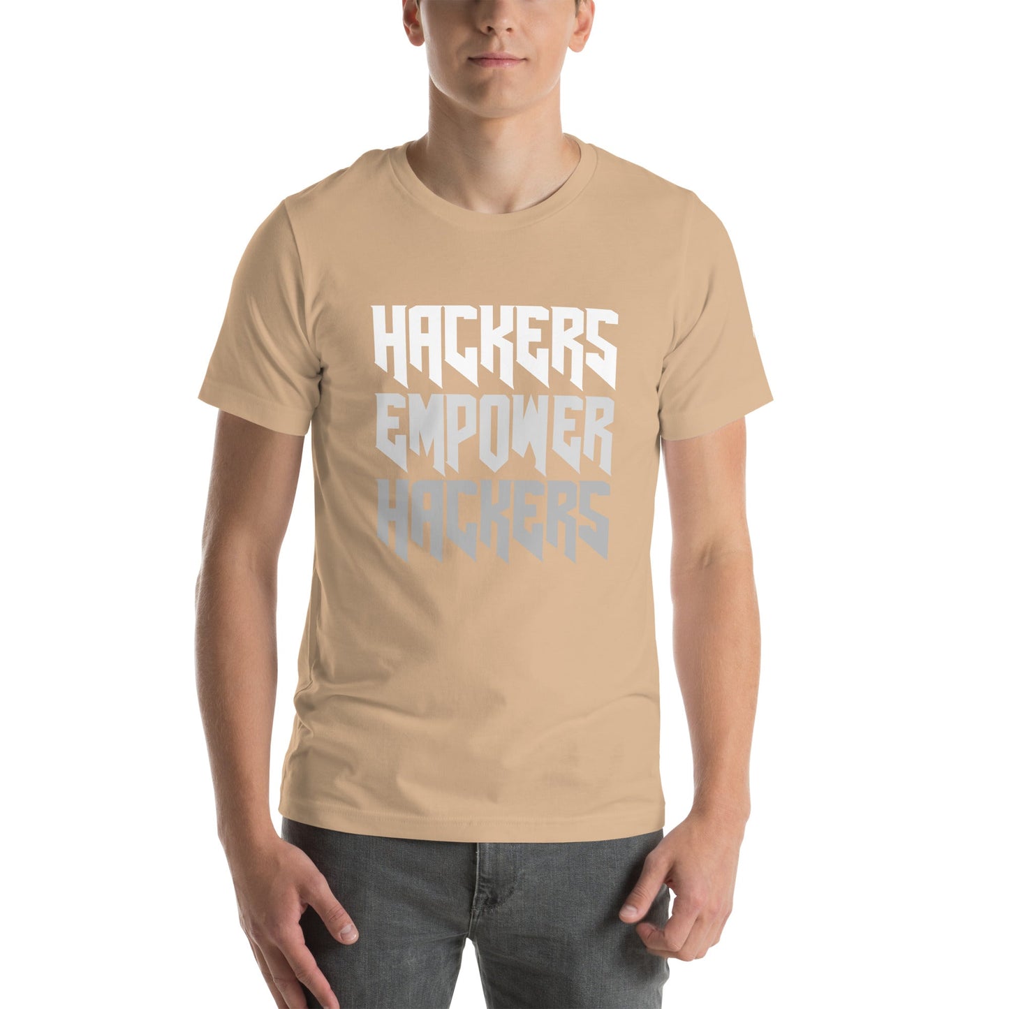 Hackers Empower Hackers V4 - Unisex t-shirt by DarkByteGear