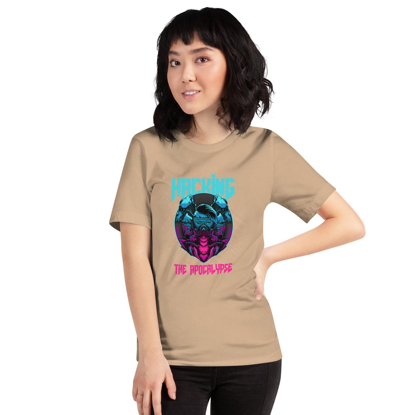 Hacking the apocalypse V2 - Unisex t-shirt by DarkByteGear