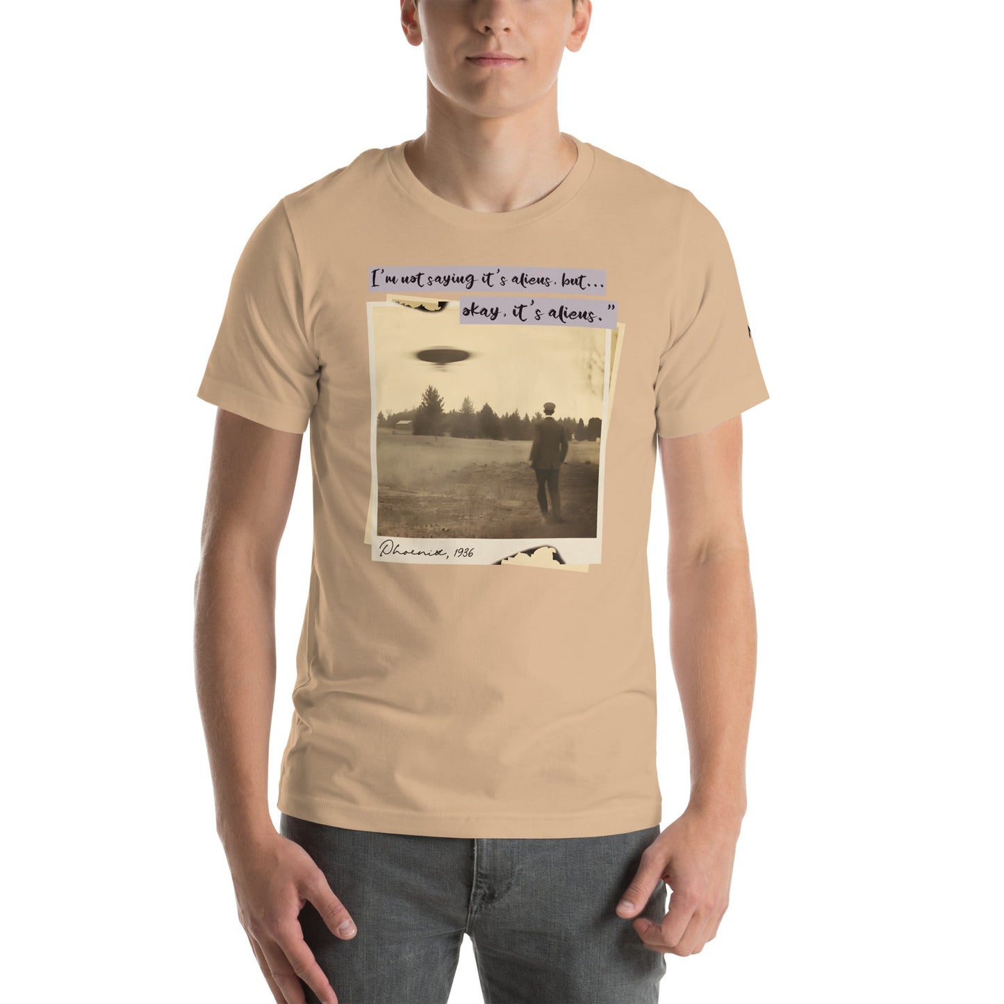 I'm not saying it's aliens, but... okay, it's aliens - Unisex t-shirt by DarkByteGear