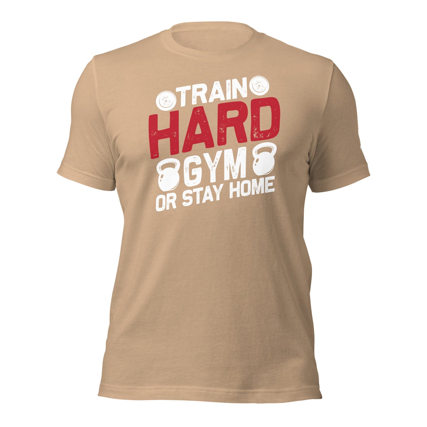 Train Hard - Unisex t-shirt (back print) by DarkByteGear
