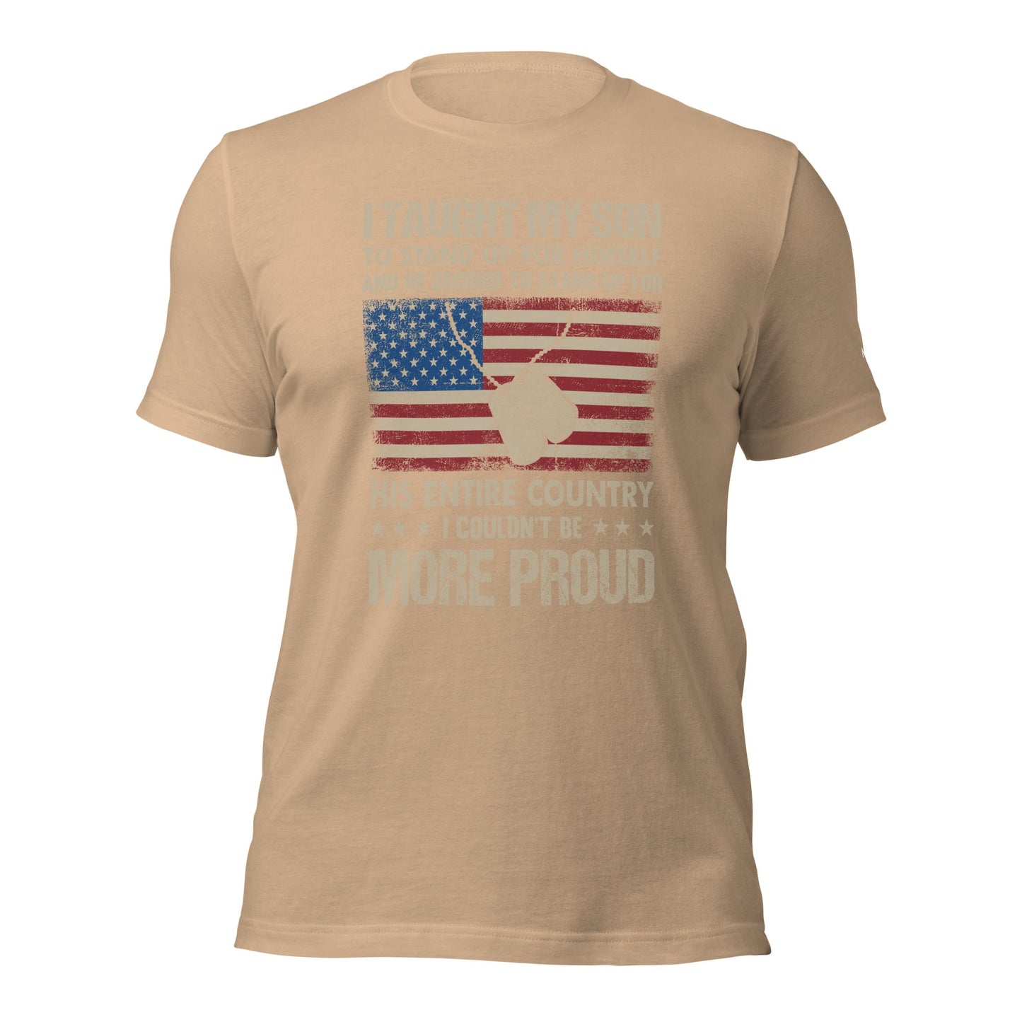 I Taught my son to Stand up for himself - Unisex t-shirt by DarkByteGear