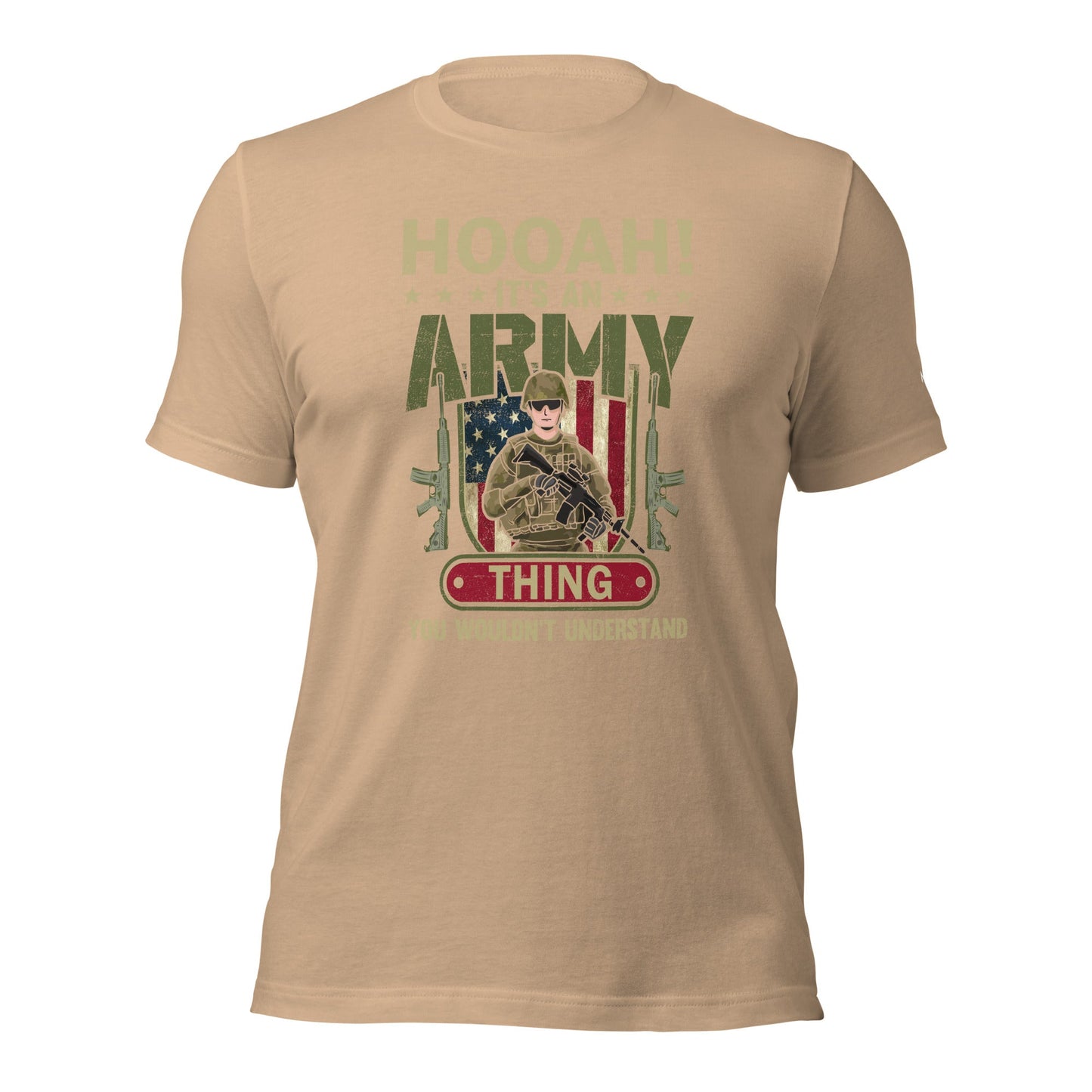 HOOAH! It's an Army thing you wouldn't understand - Unisex t-shirt by DarkByteGear