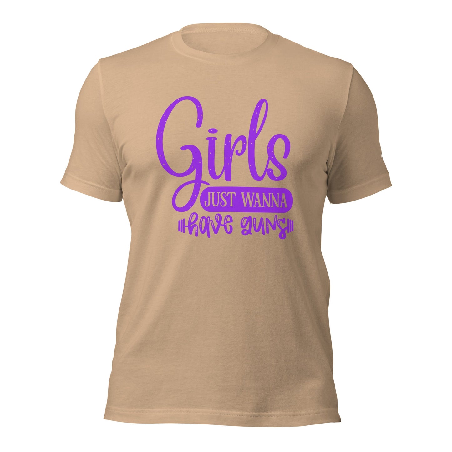 Girls just wanna have guns - Unisex t-shirt by DarkByteGear