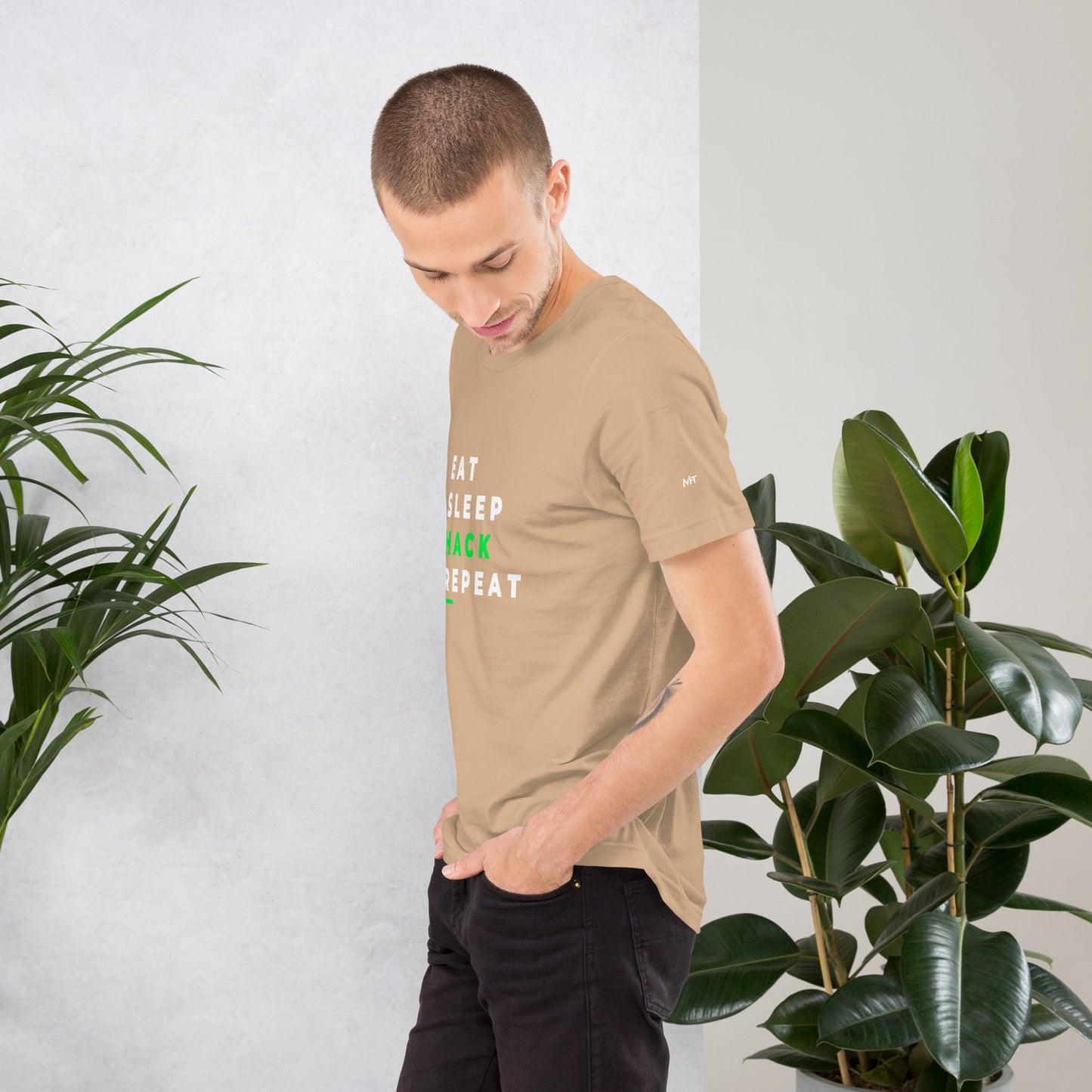 Eat, Sleep, Hack, Repeat V2 - Unisex t-shirt by DarkByteGear