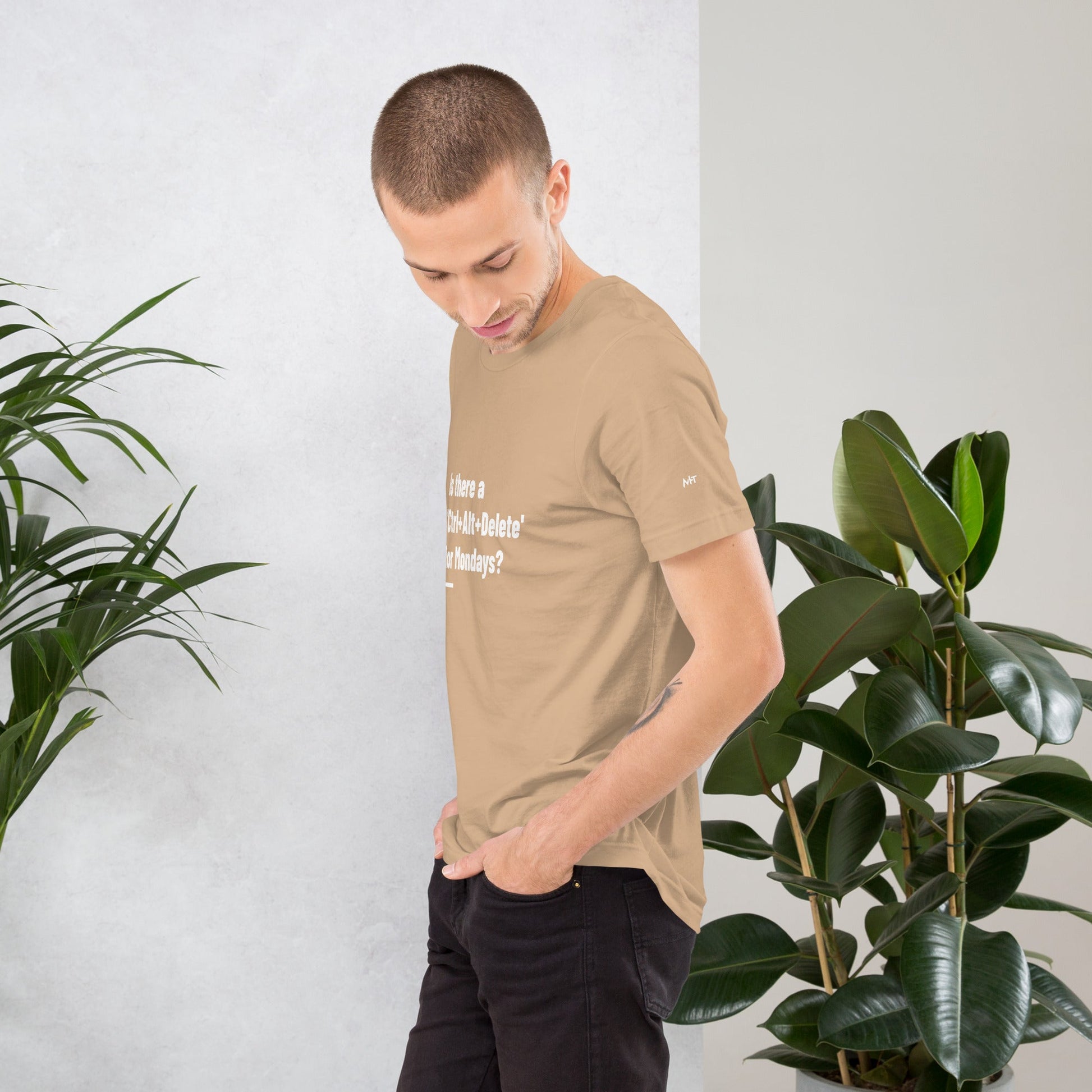 Is there a 'Ctrl+Alt+Delete' for Mondays? - Unisex t-shirt by DarkByteGear
