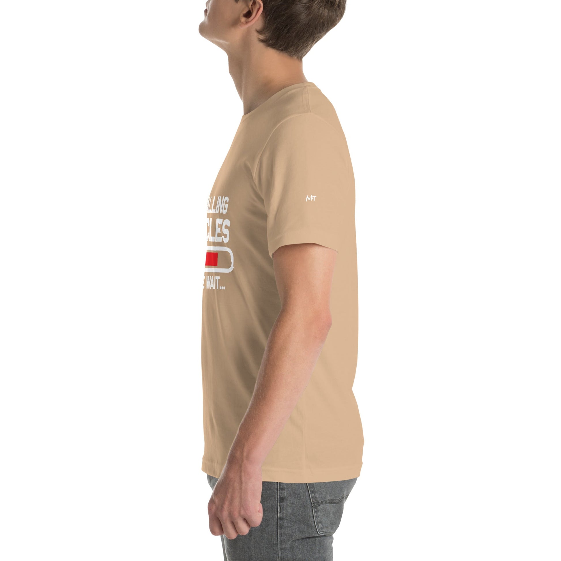 Installing Muscles Please Wait.... - Unisex t-shirt by DarkByteGear