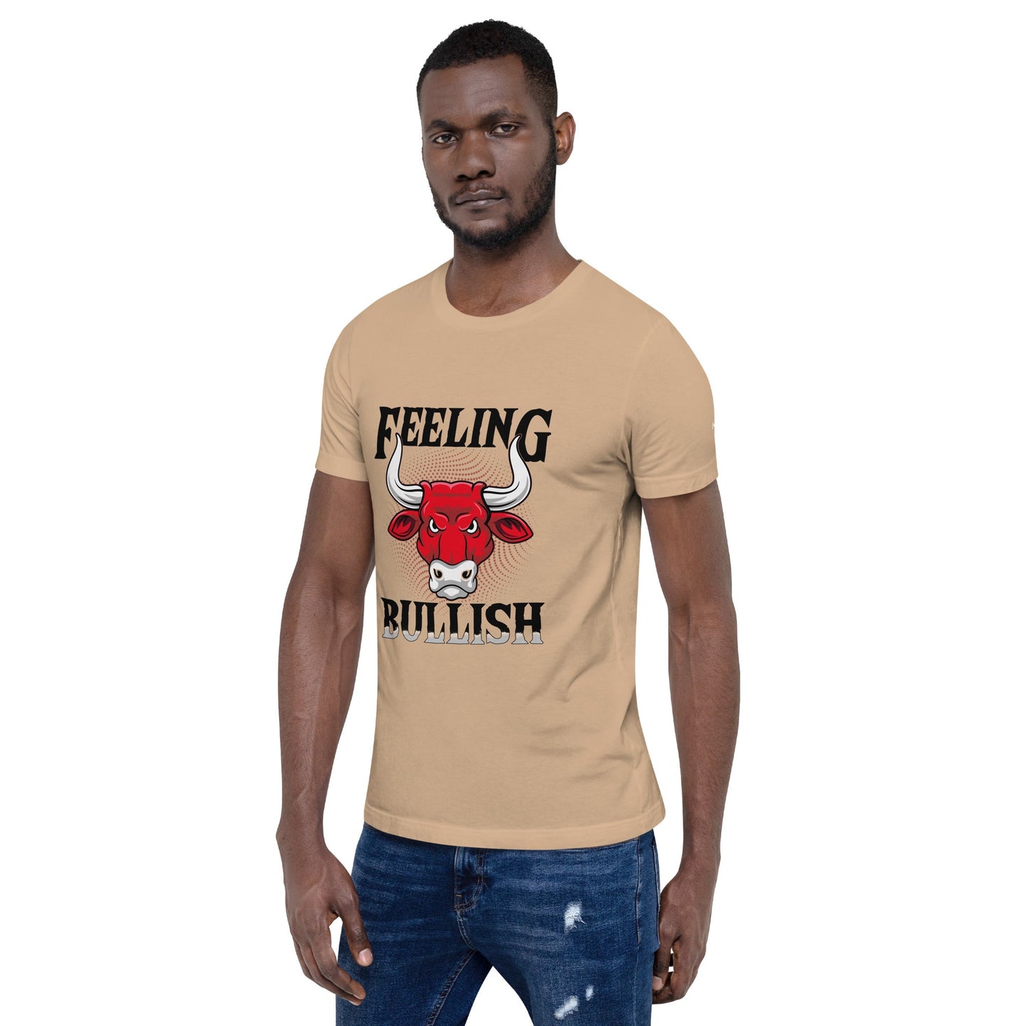 Feeling Bullish in Dark Text - Unisex t-shirt by DarkByteGear