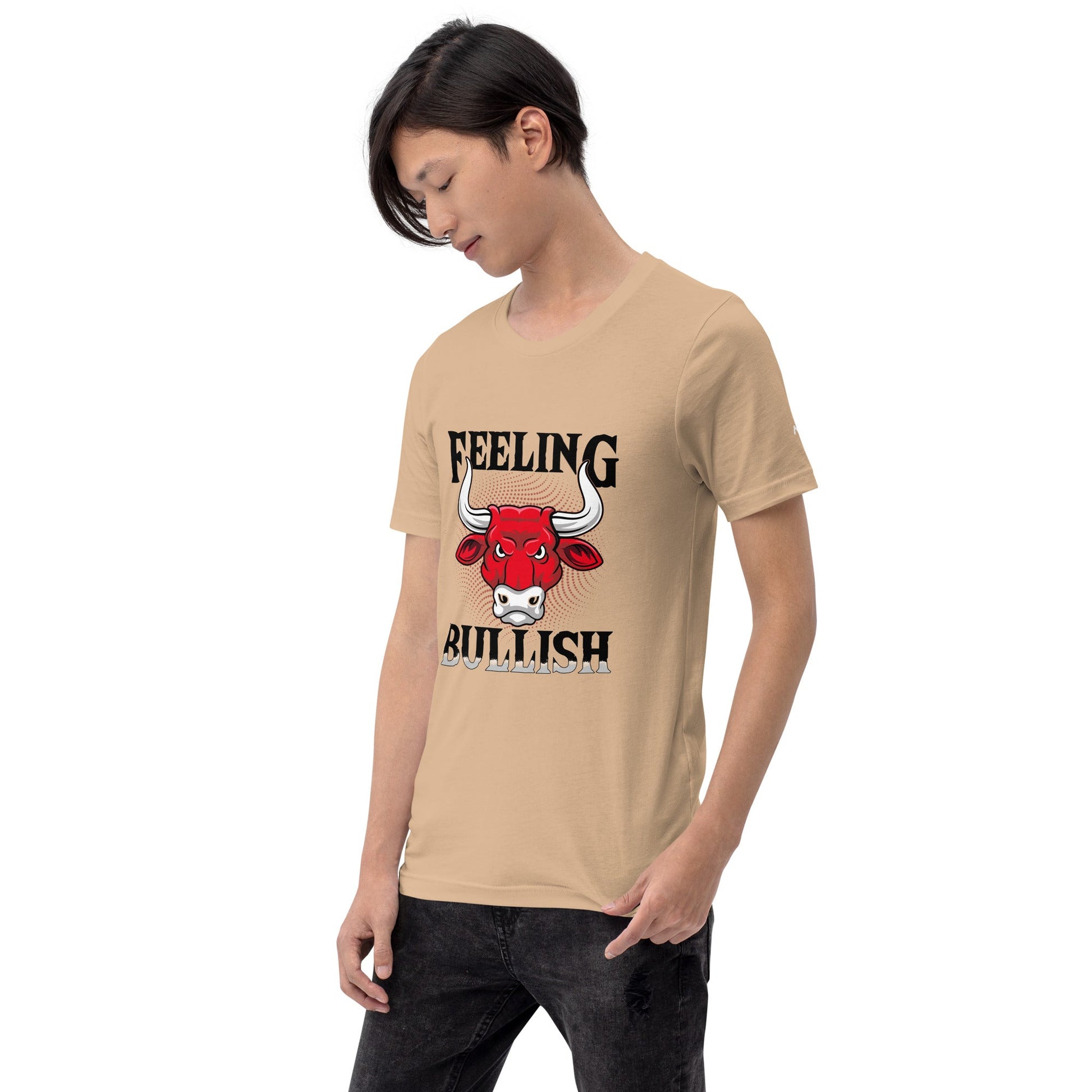 Feeling Bullish in Dark Text - Unisex t-shirt by DarkByteGear