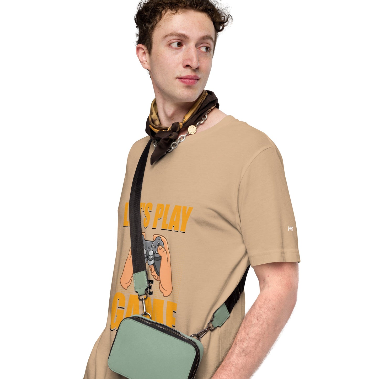Let's Play the Game in Dark Text - Unisex t-shirt by DarkByteGear