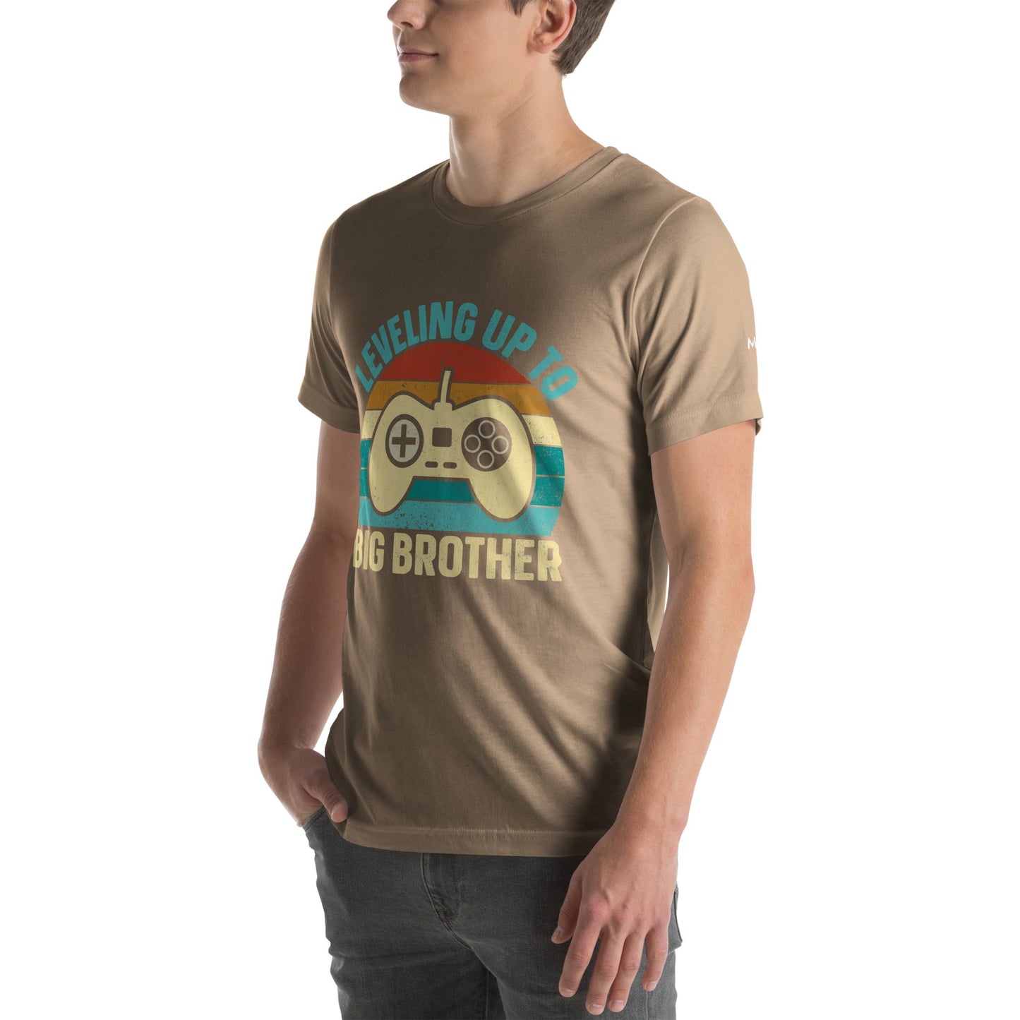 Levelling up to Big Brother V2 in Darker Shade - Unisex t-shirt by DarkByteGear
