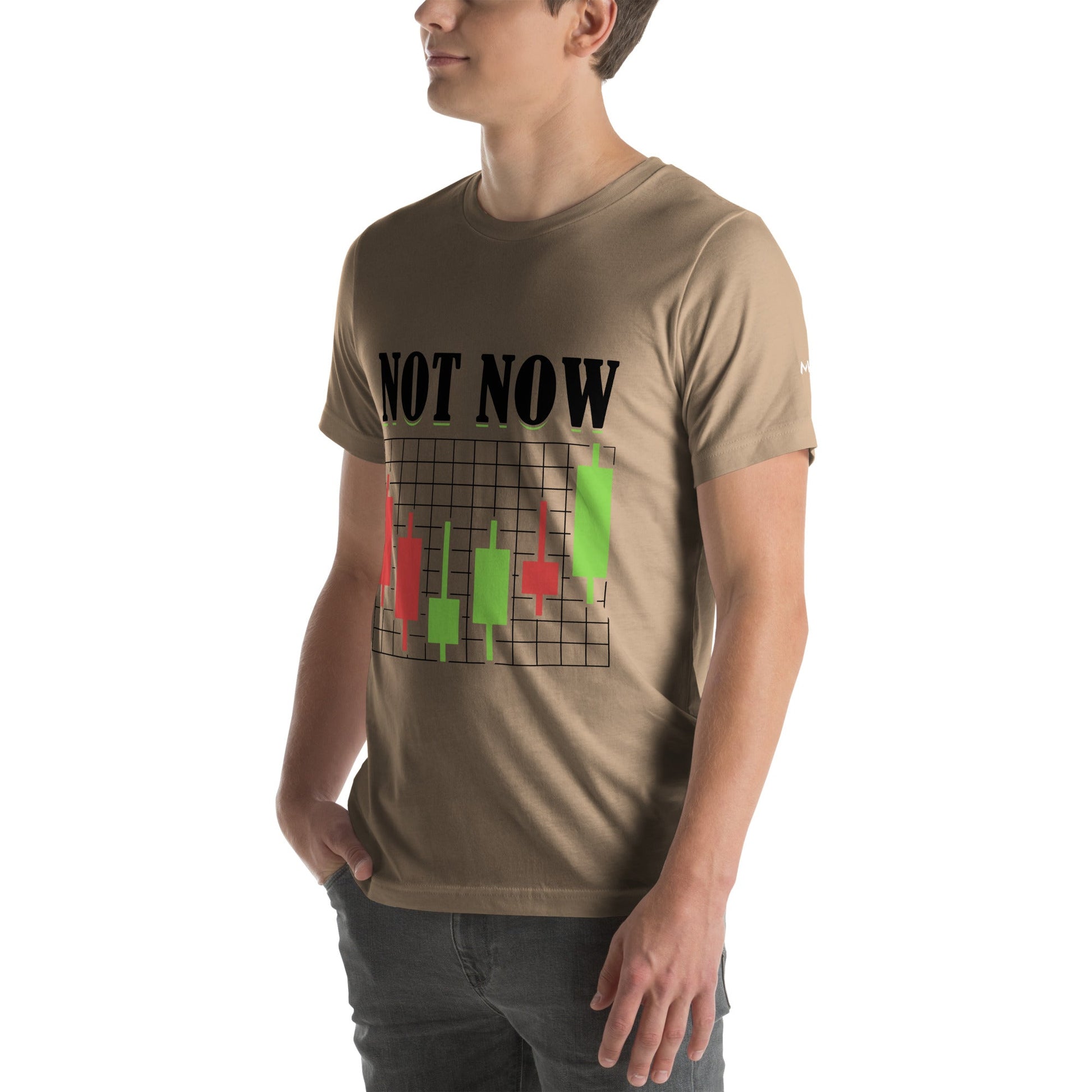 Not Now in Dark Text - Unisex t-shirt by DarkByteGear