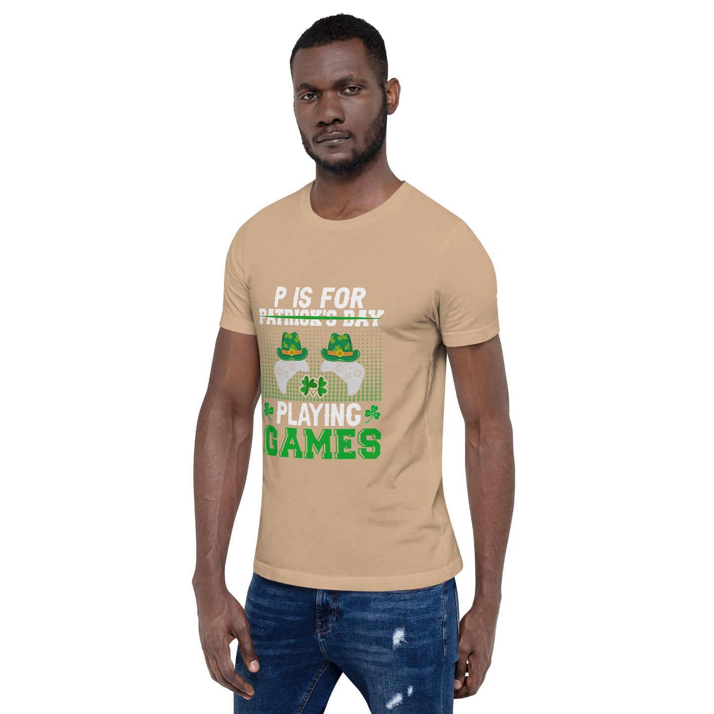 P is for "Playing Games" - Unisex t-shirt by DarkByteGear