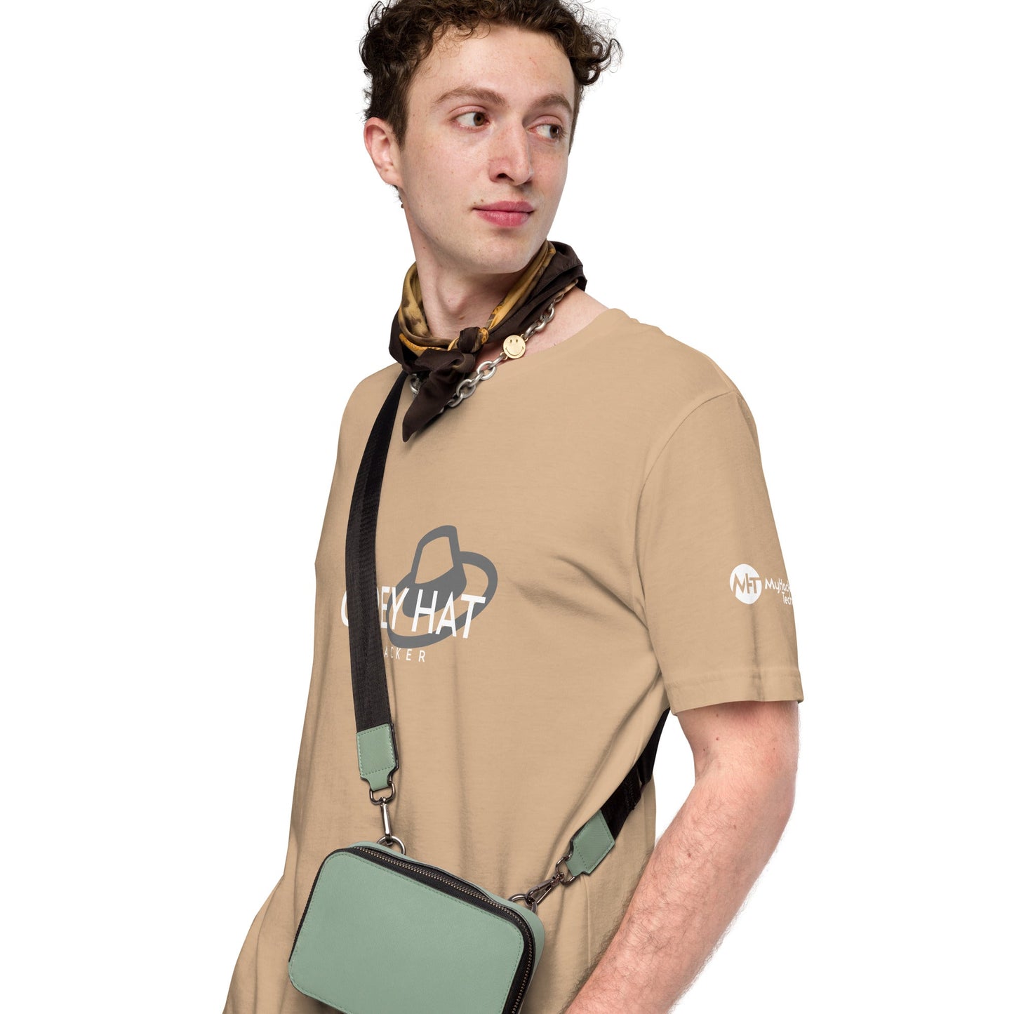 Grey Hat Hacker - Short-Sleeve Unisex T-Shirt by DarkByteGear