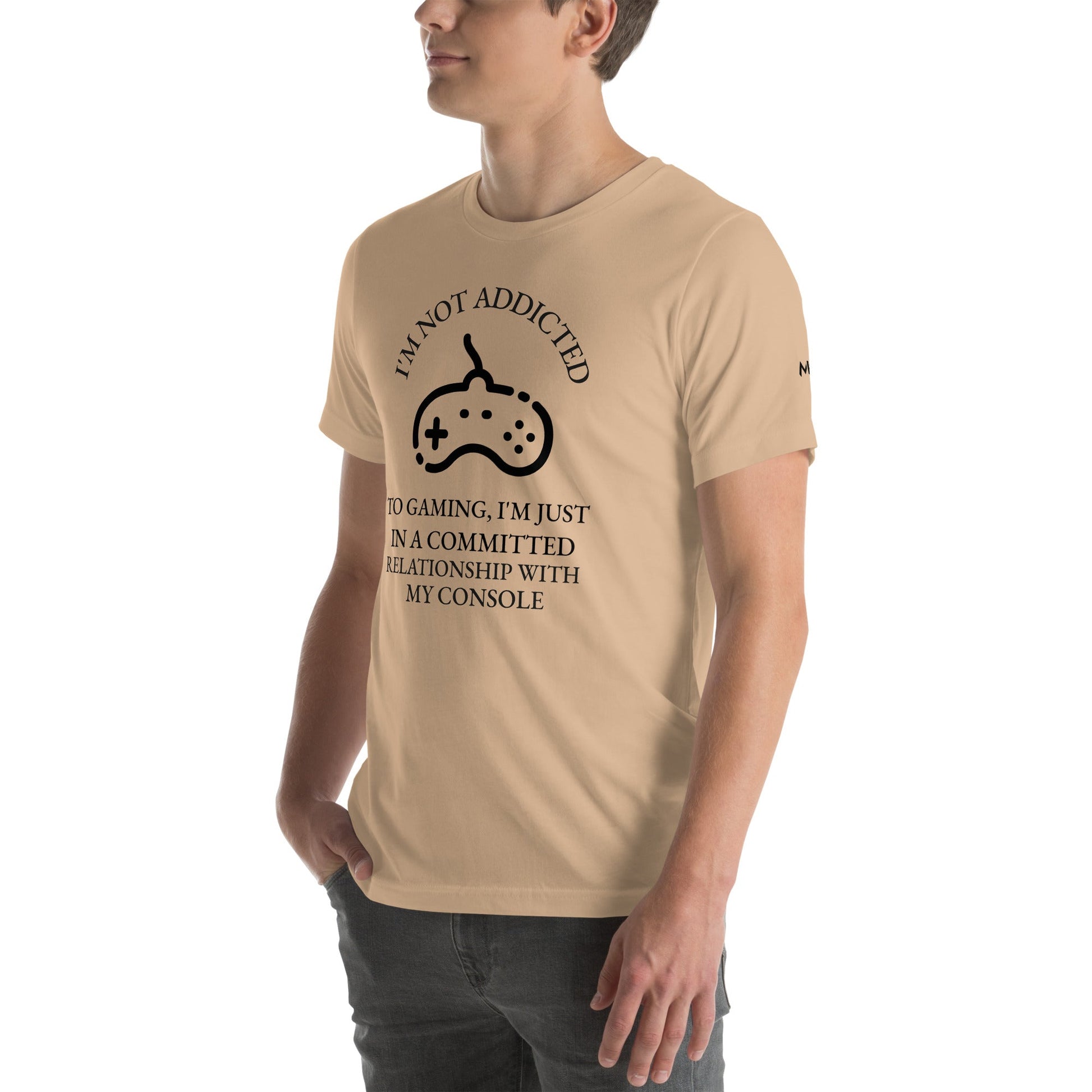 I'm not addicted to gaming - Unisex t-shirt by DarkByteGear