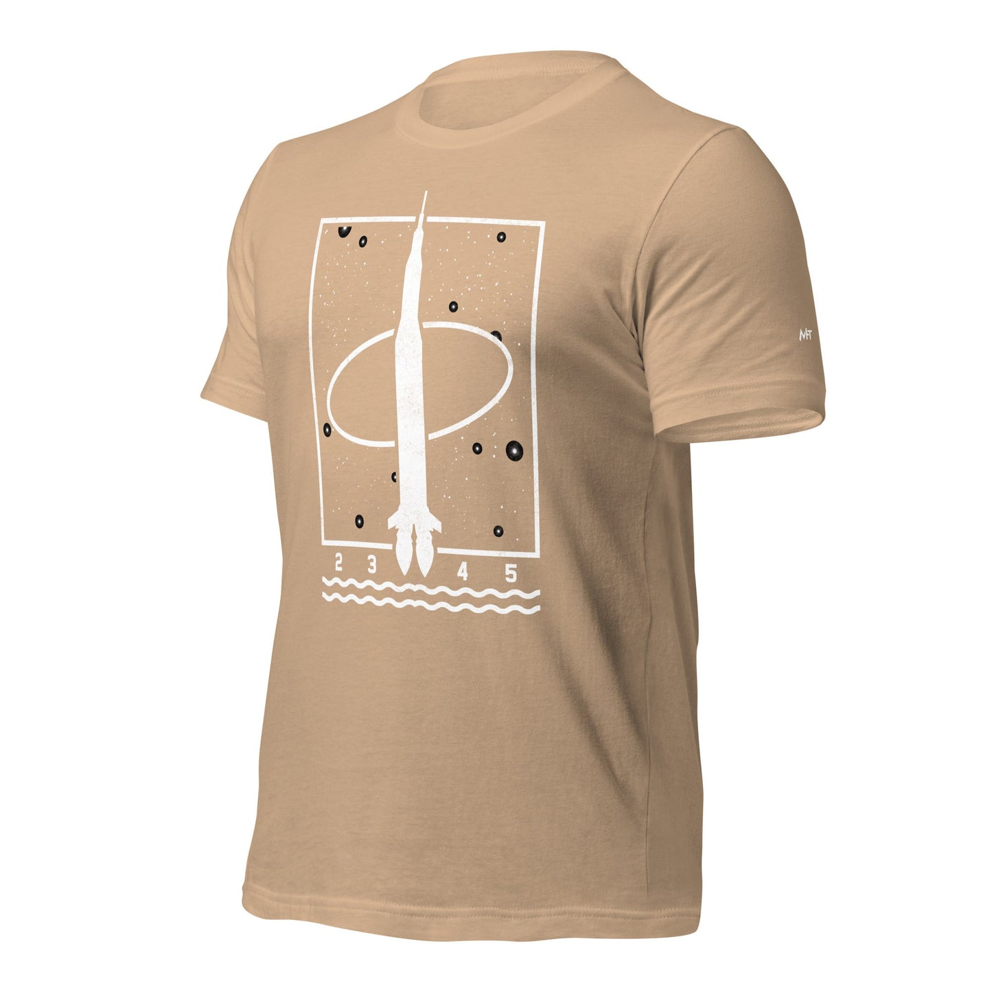 1 2 3 4 5 - Unisex t-shirt by DarkByteGear