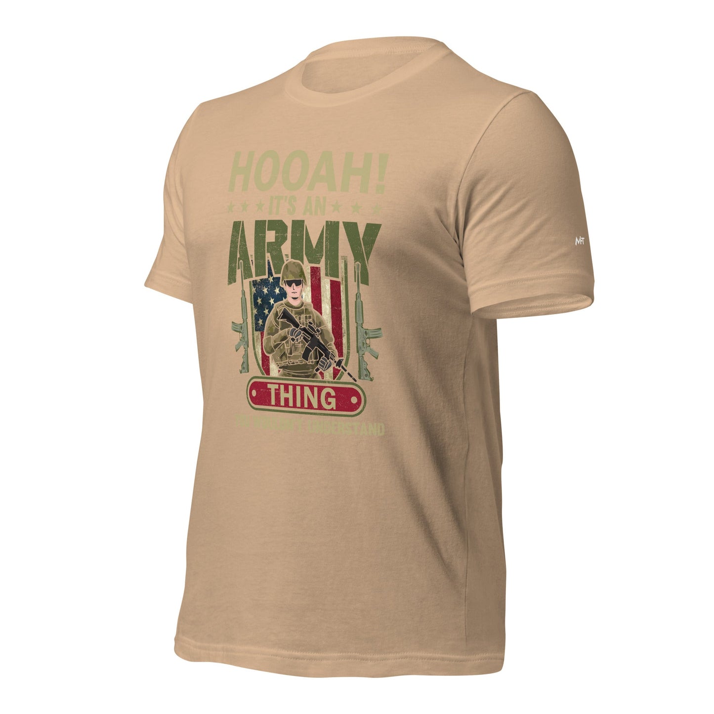 HOOAH! It's an Army thing you wouldn't understand - Unisex t-shirt by DarkByteGear