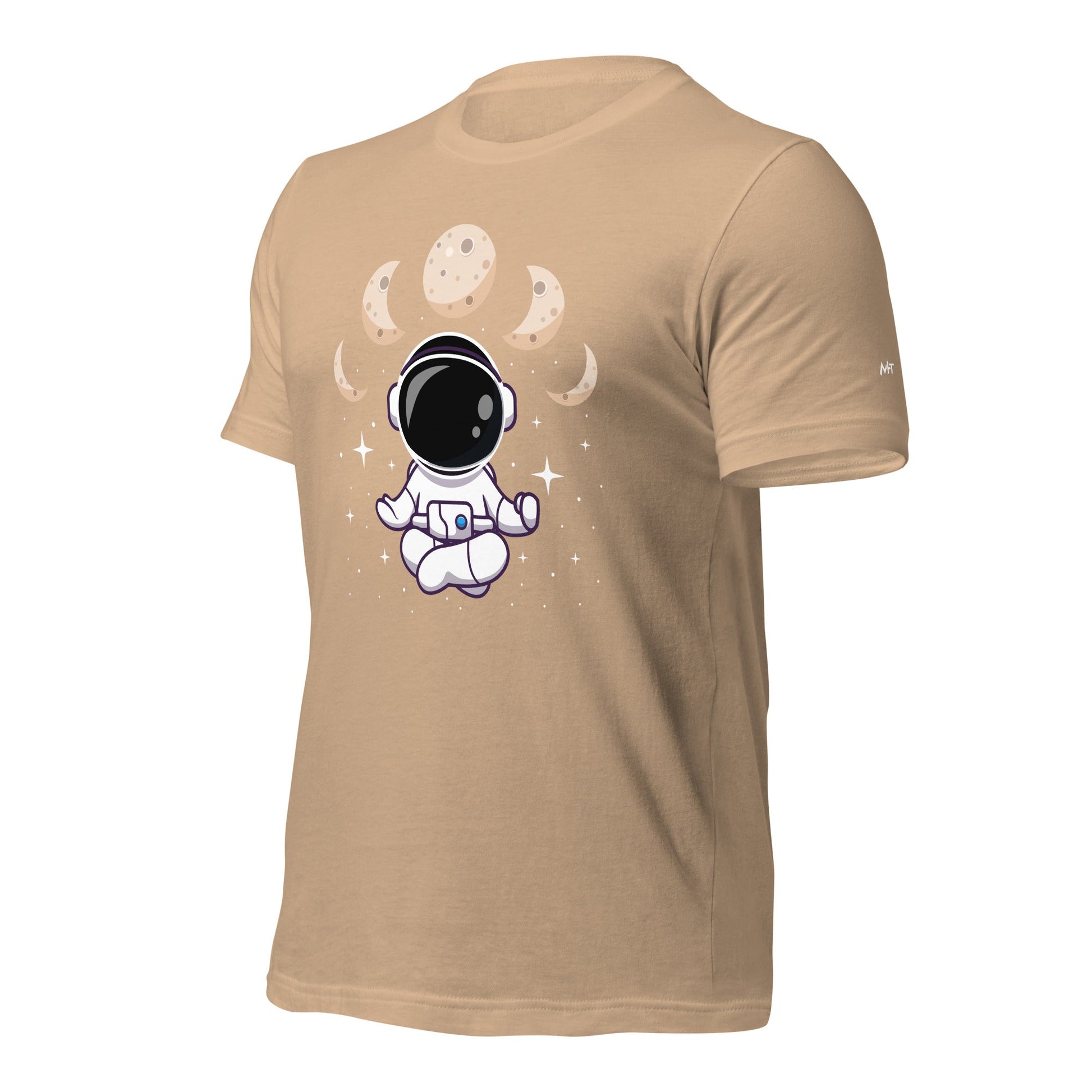 Astronaut Meditation - Unisex t-shirt by DarkByteGear
