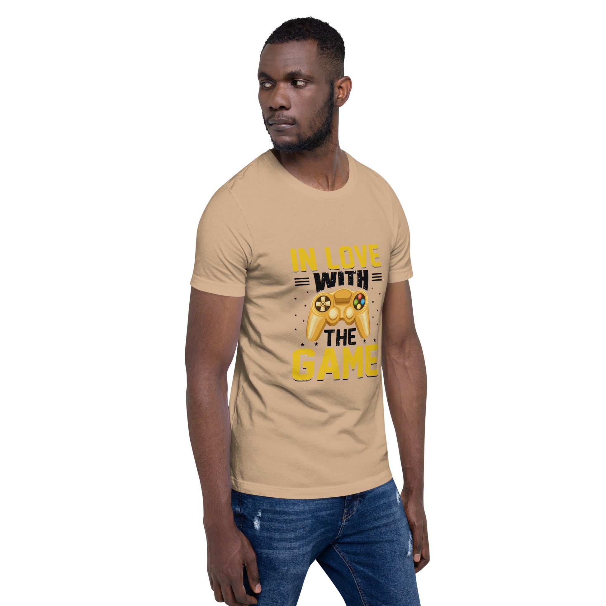 In Love With The Game in Dark Text - Unisex t-shirt by DarkByteGear