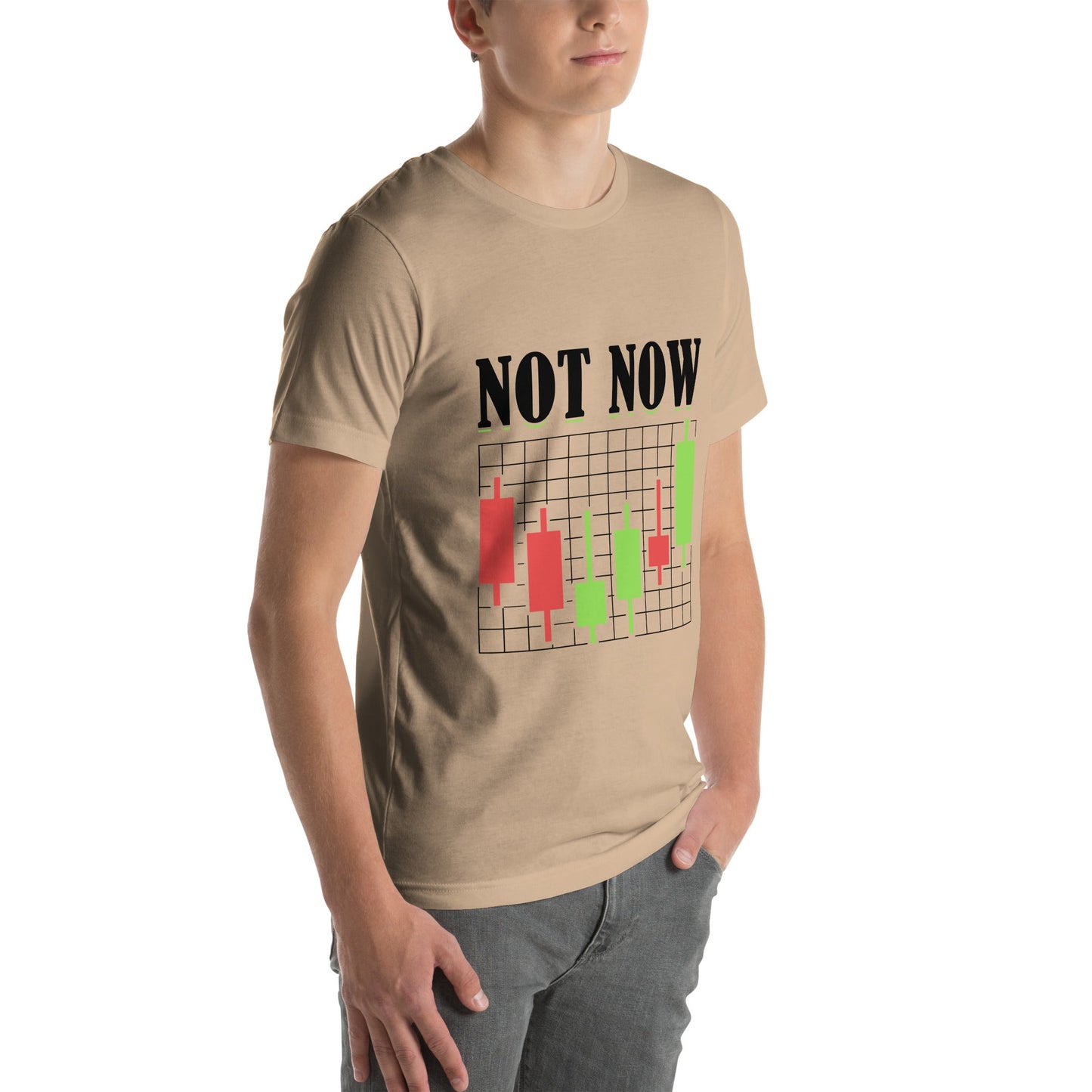 Not Now in Dark Text - Unisex t-shirt by DarkByteGear