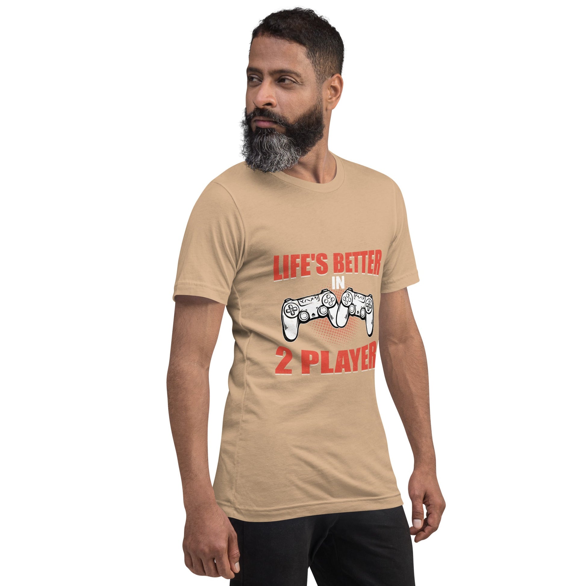 Life's Better in Two Players - Unisex t-shirt by DarkByteGear