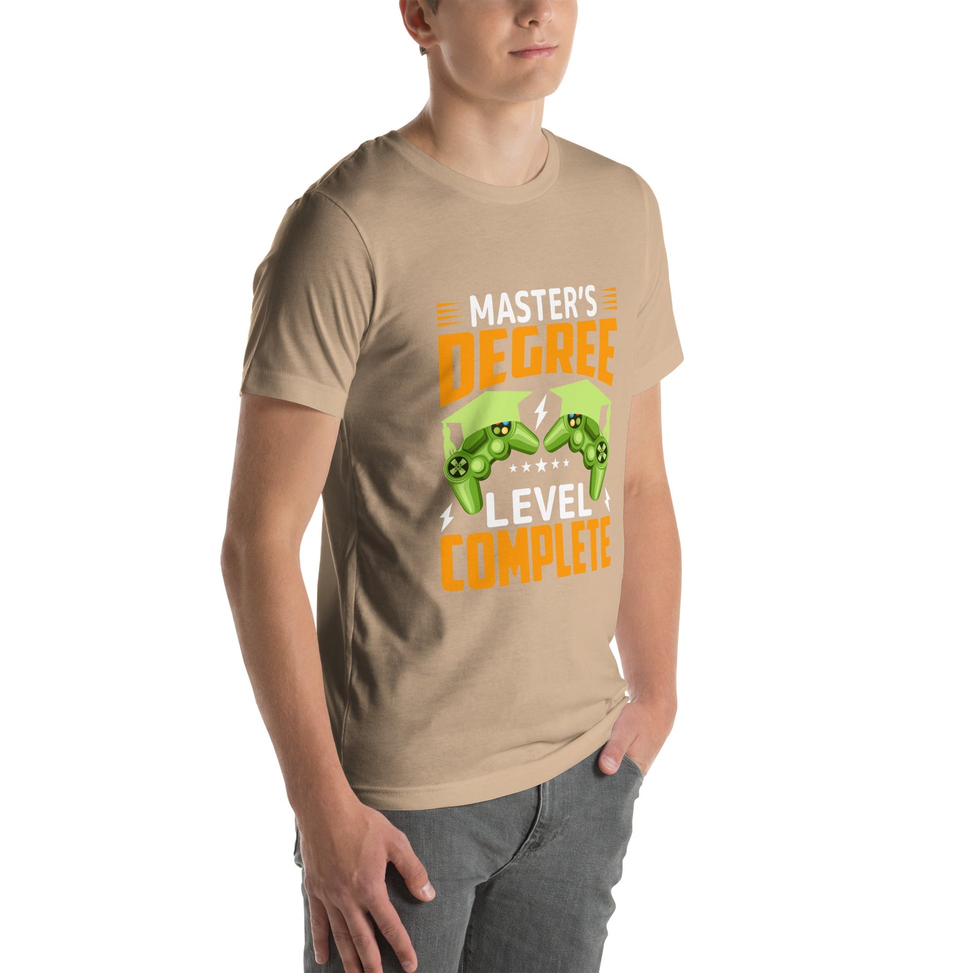 Master Degree Level Complete - Unisex t-shirt by DarkByteGear