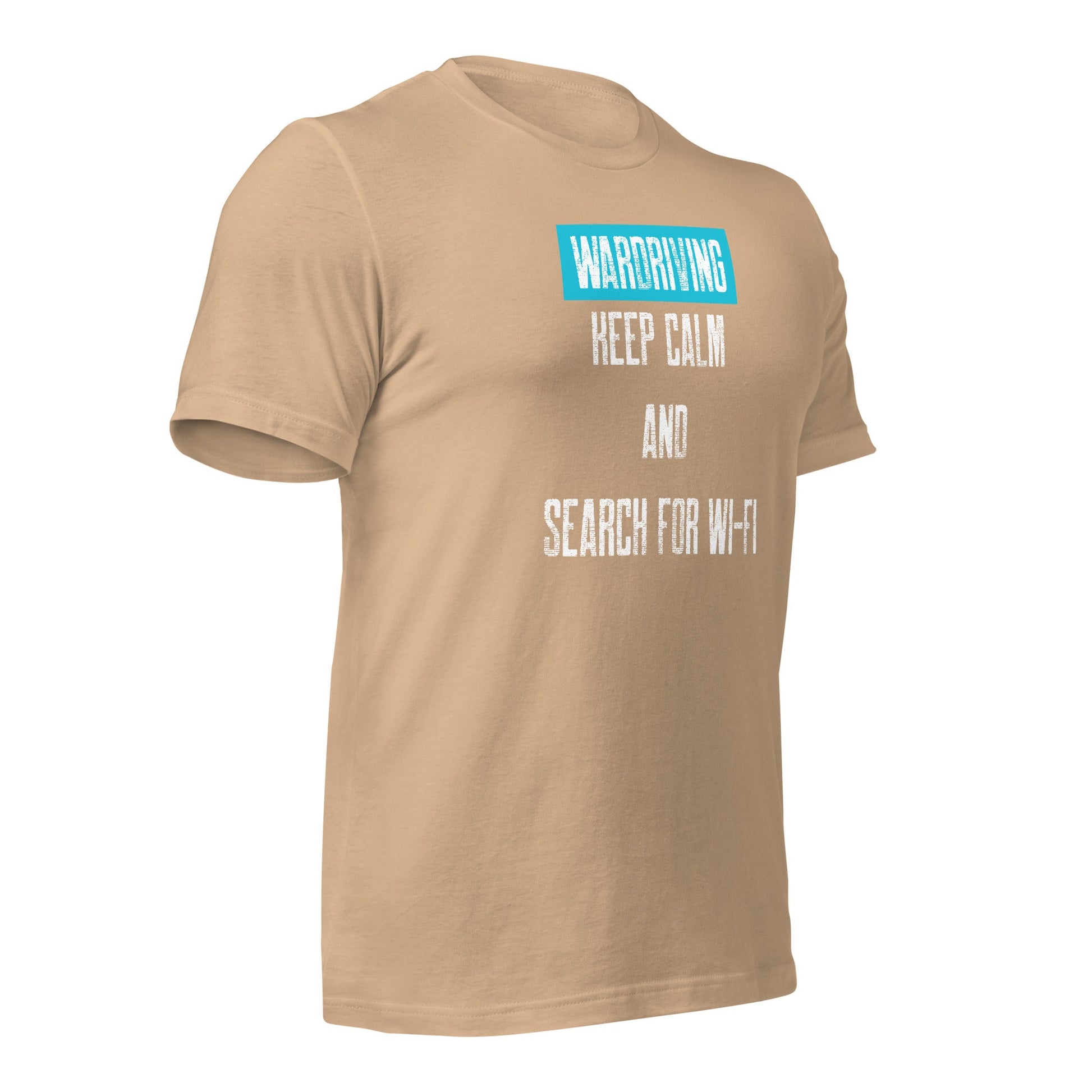 Wardriving Keep calm and search for Wi-Fi - Unisex t-shirt by DarkByteGear